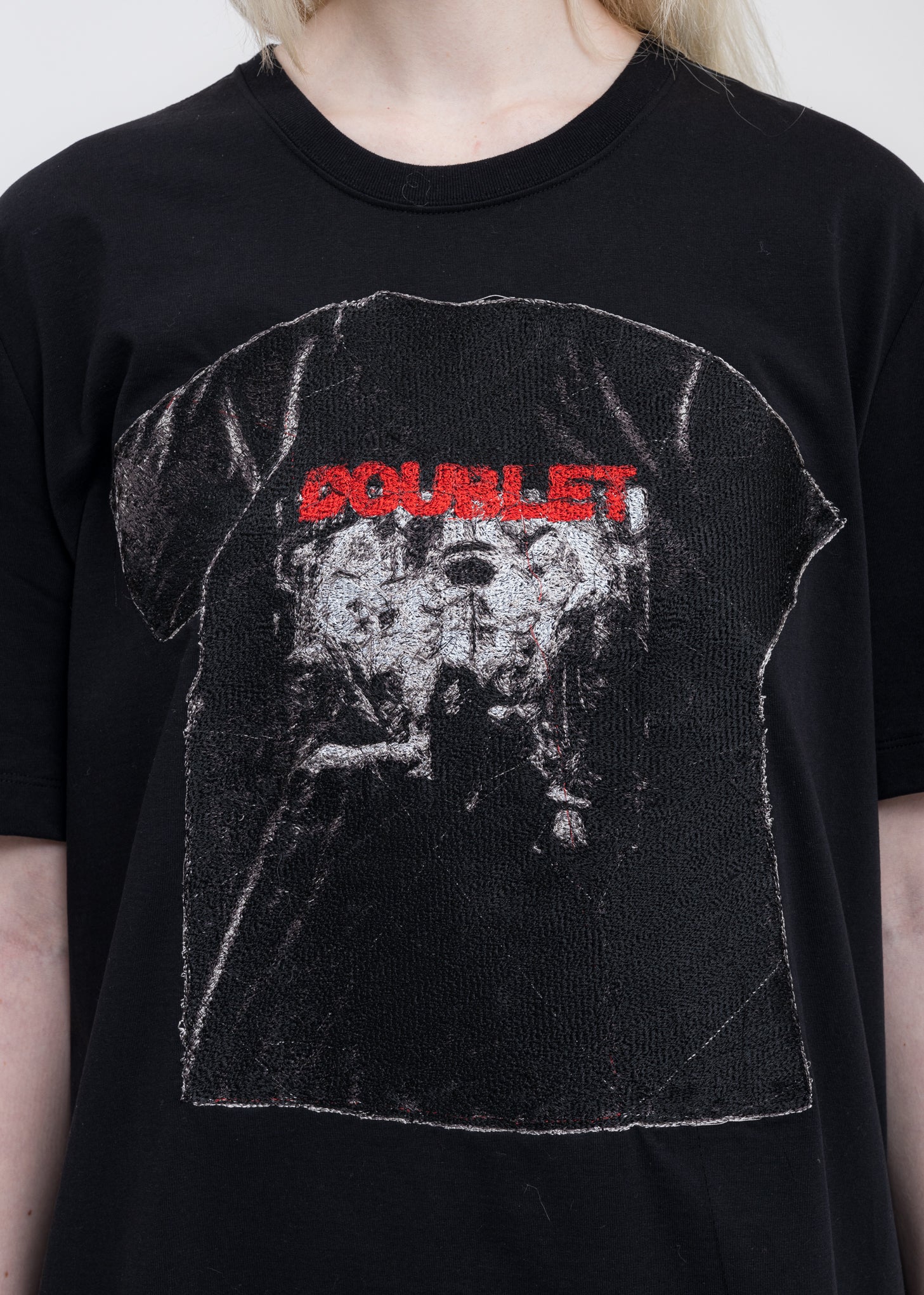 Black PHOTO STITCH T-Shirt - Image 2