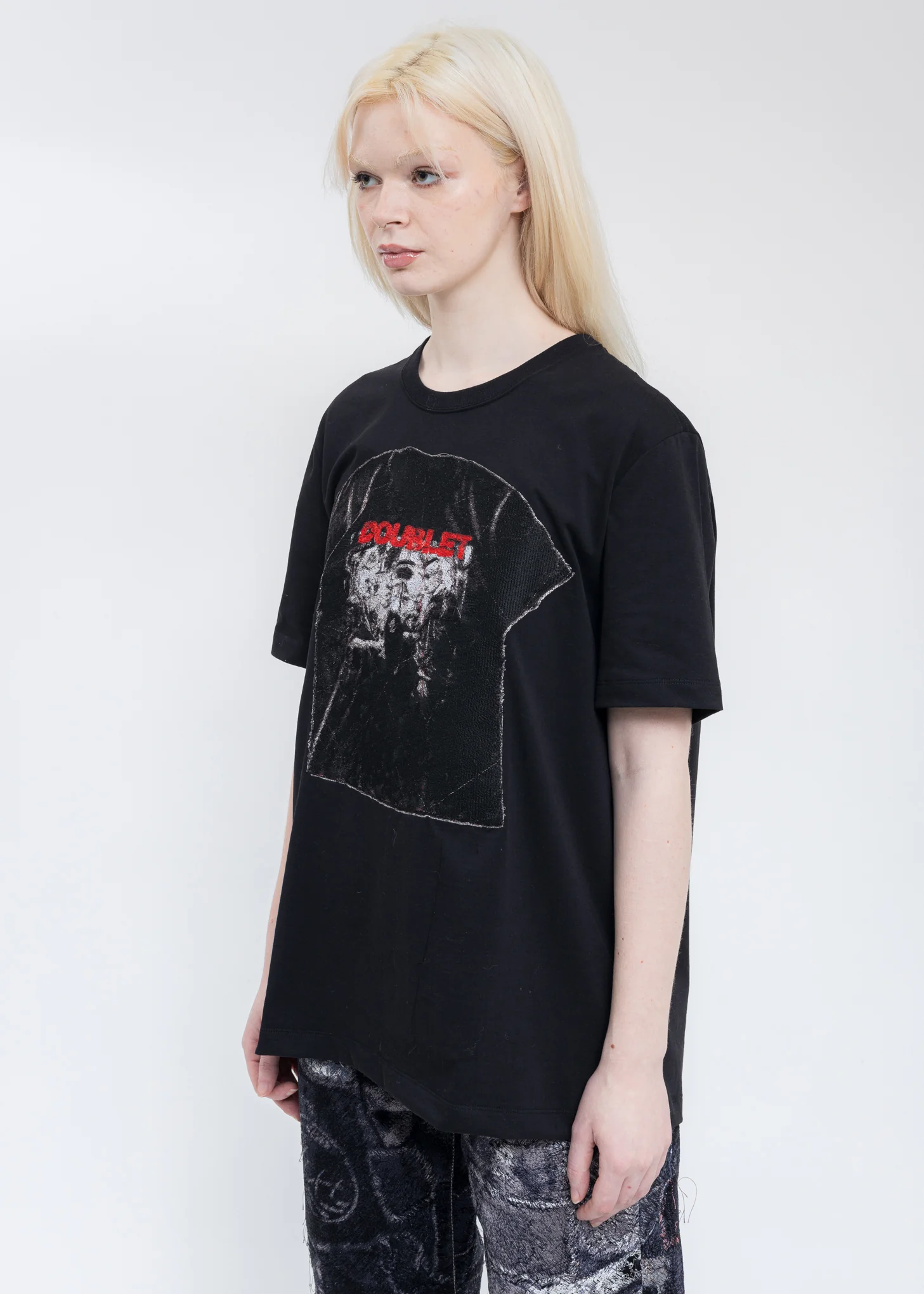 Black PHOTO STITCH T-Shirt - Image 3