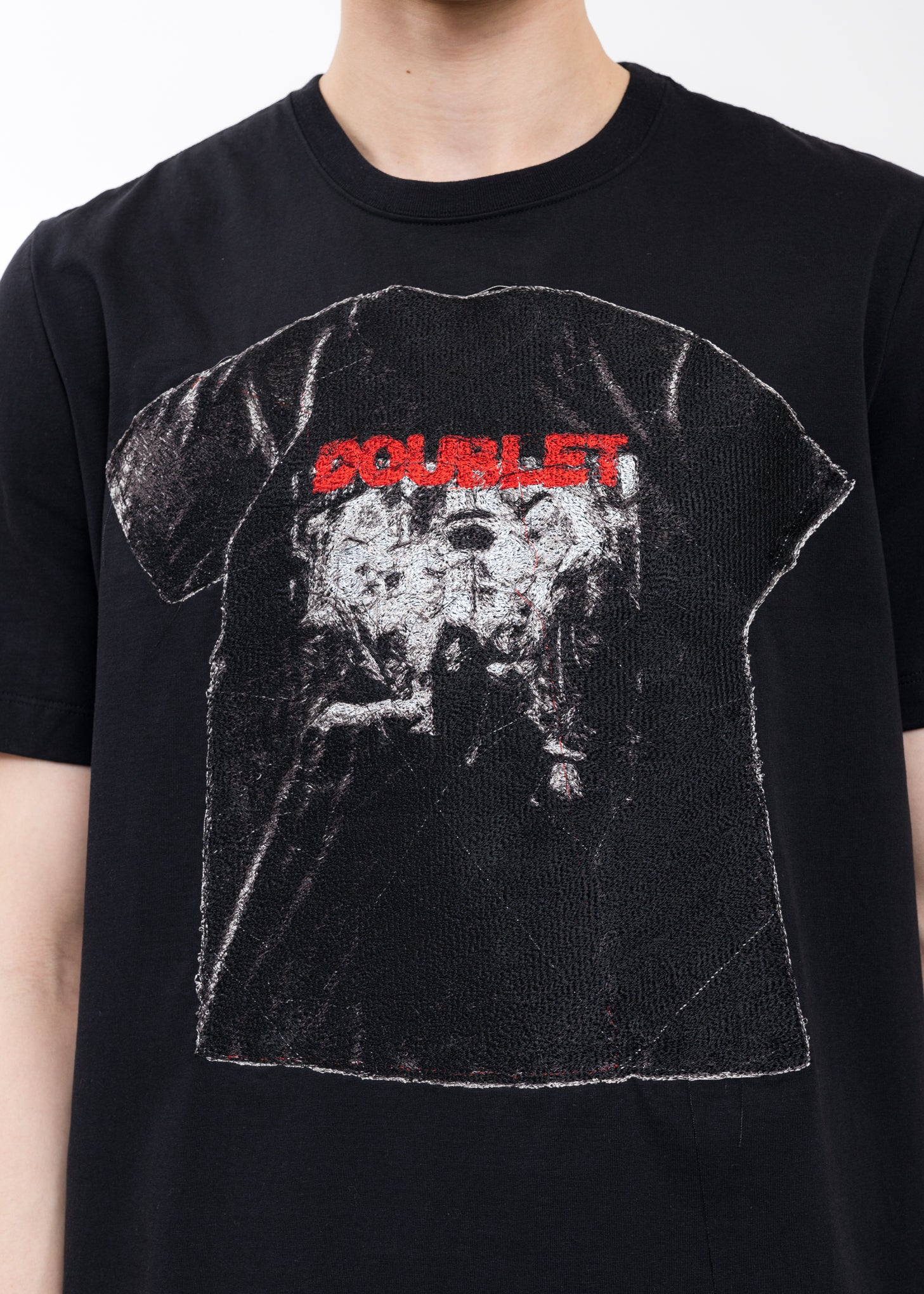 Black PHOTO STITCH T-Shirt - Image 2