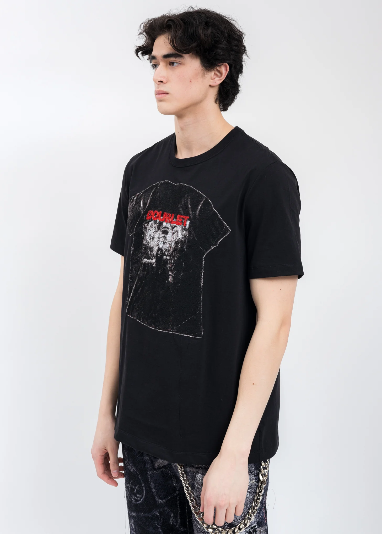 Black PHOTO STITCH T-Shirt - Image 3