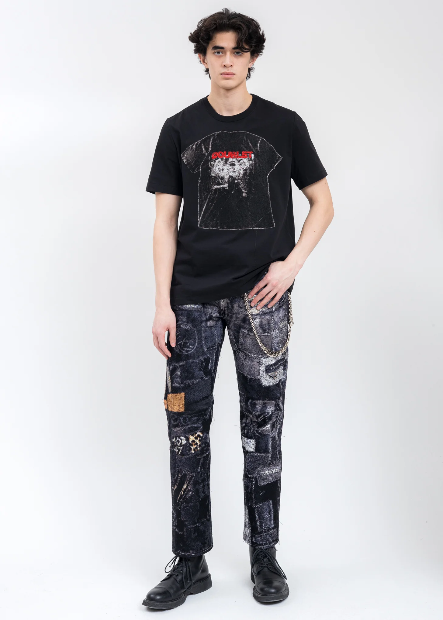Black PHOTO STITCH T-Shirt - Image 5