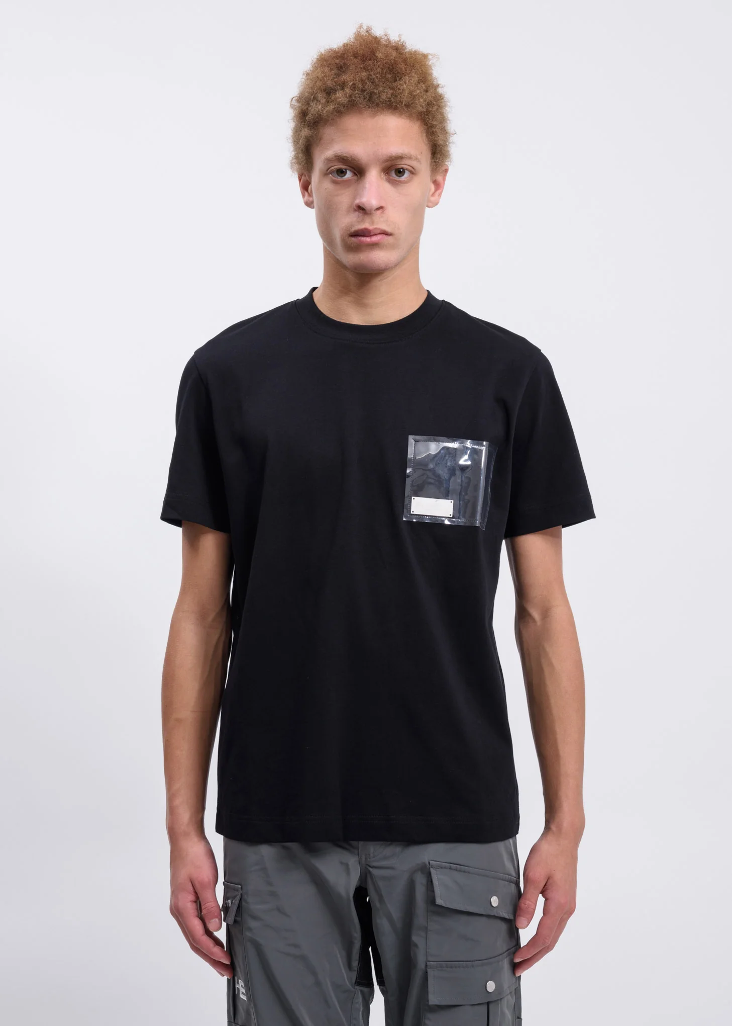 Black T-Shirt w/ PVC Pocket