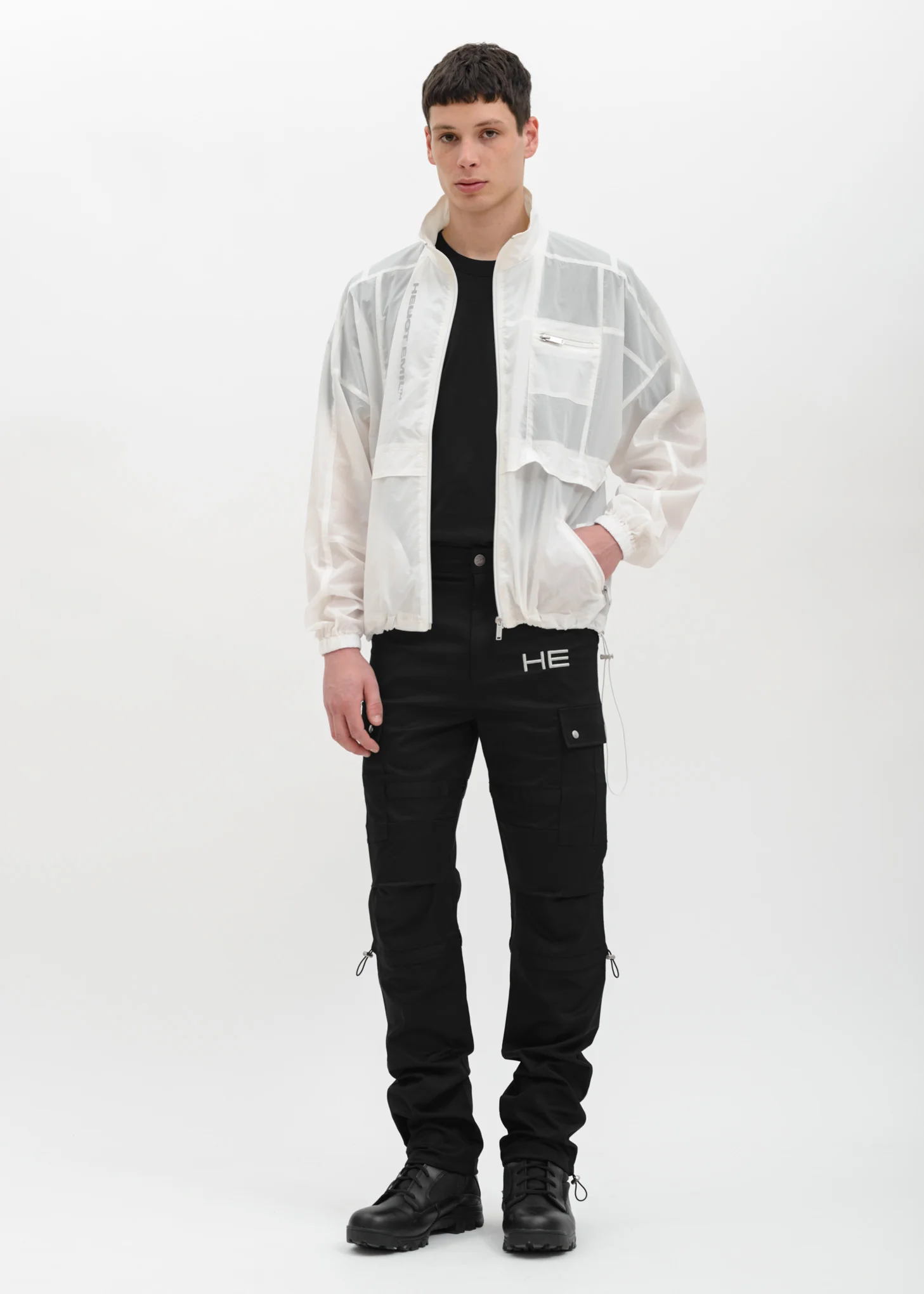 Black T-Shirt w/ PVC Pocket - Image 4