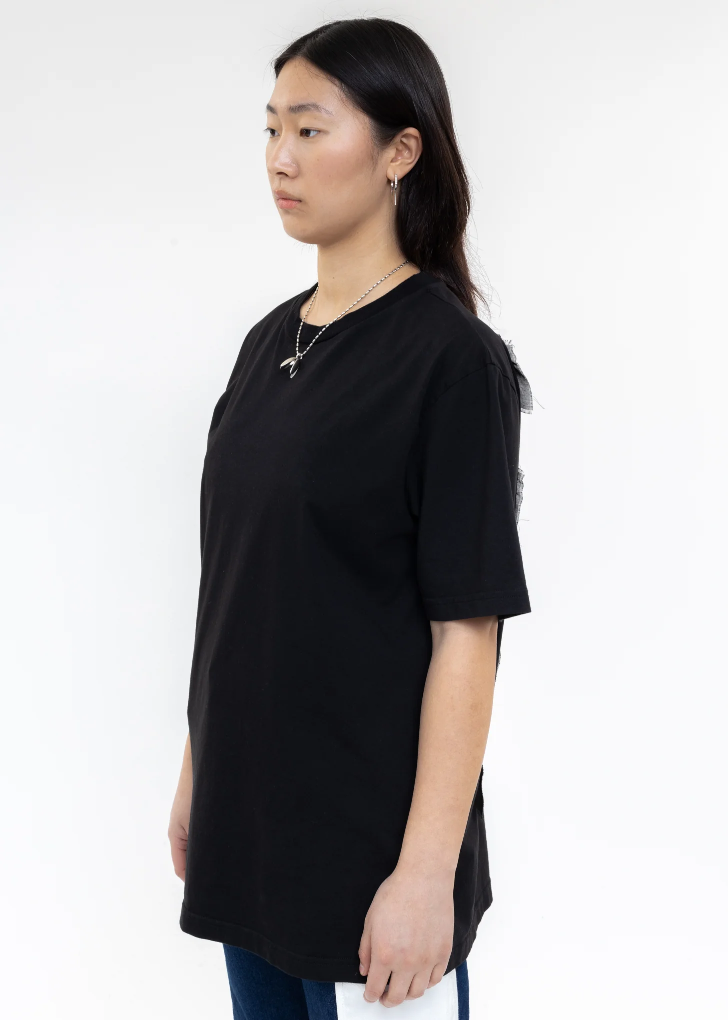 Black T-Shirt With Multi Labels - Image 3