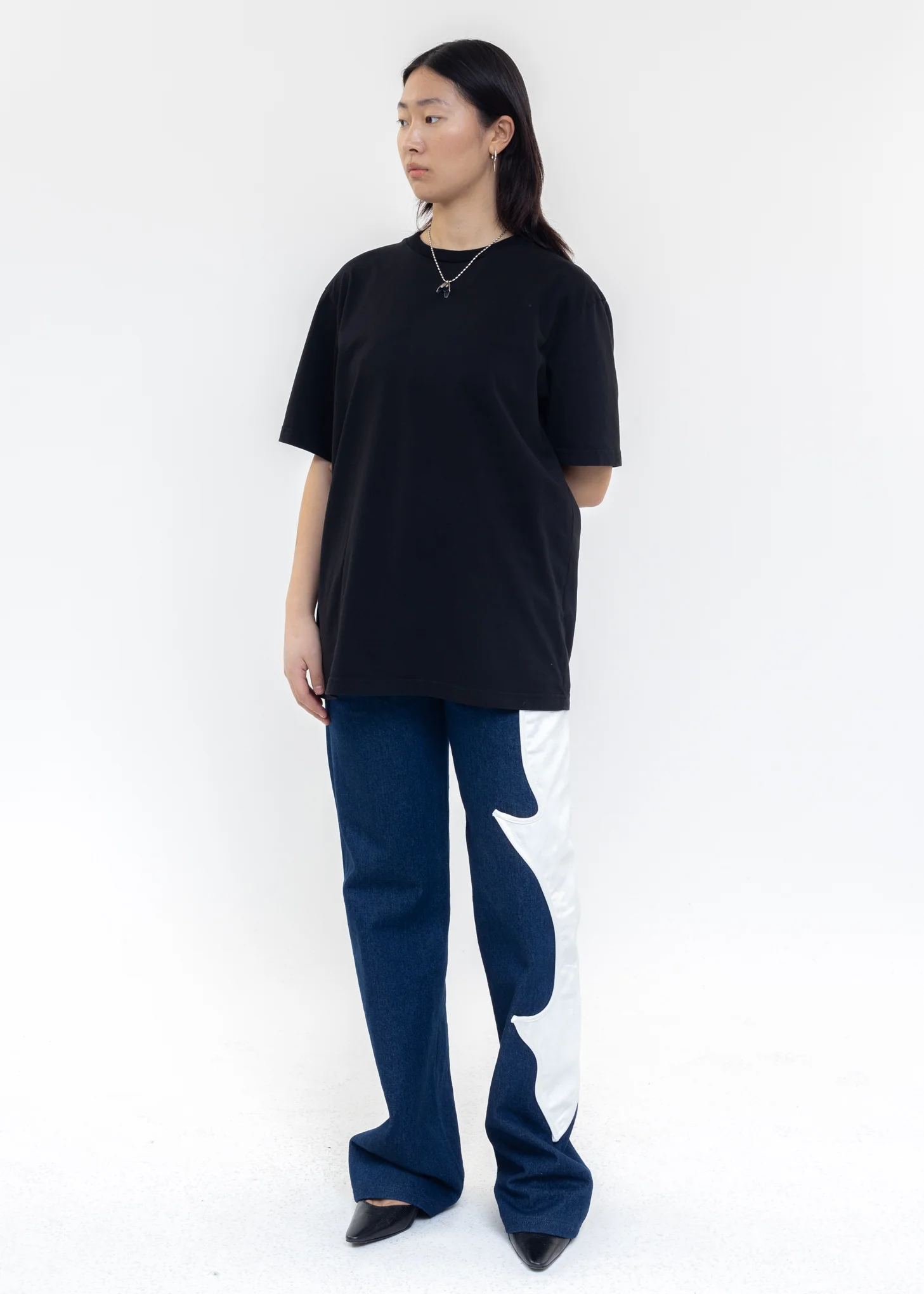 Black T-Shirt With Multi Labels - Image 5