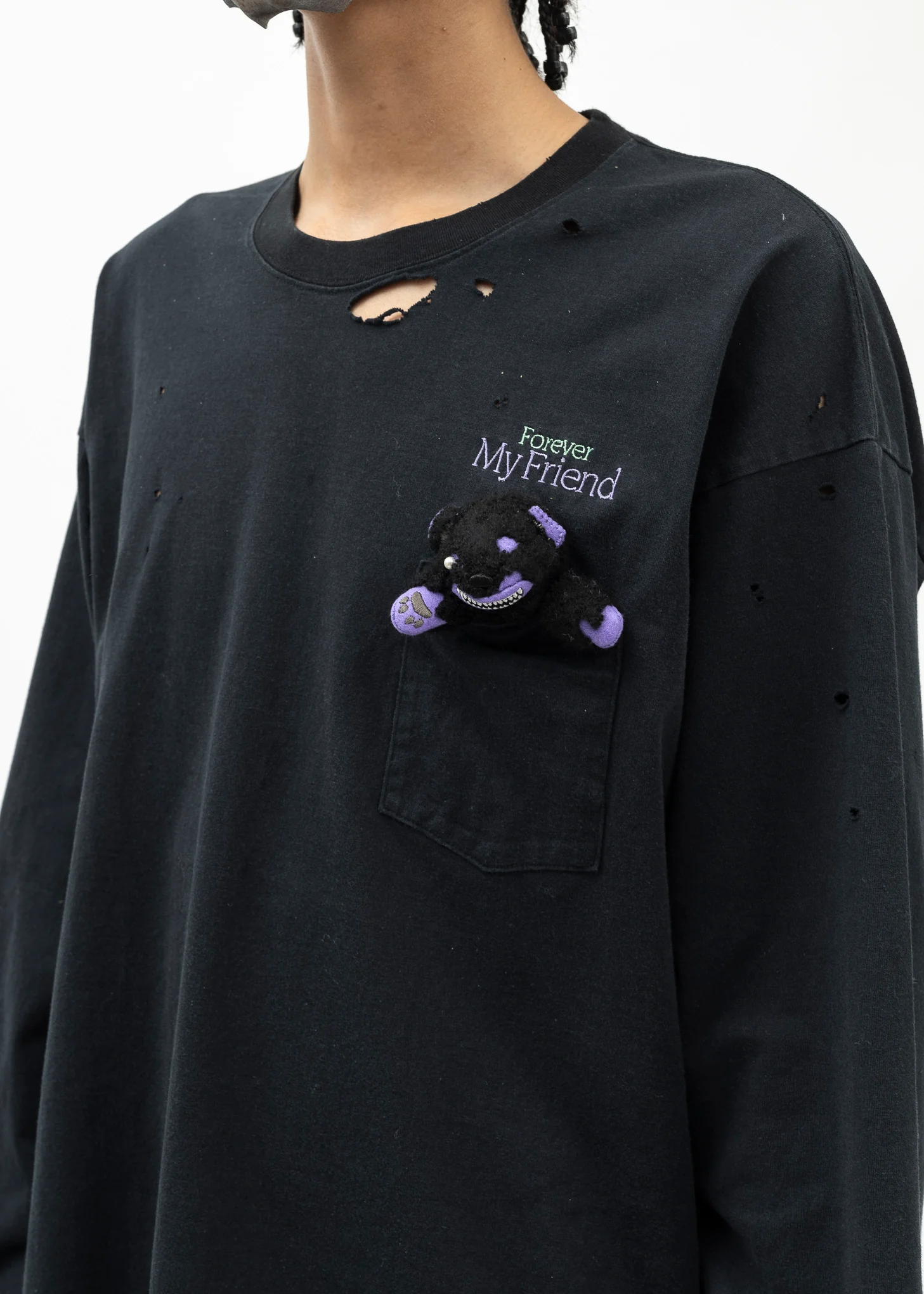 BLACK T-SHIRT WITH MY FRIEND - Image 2