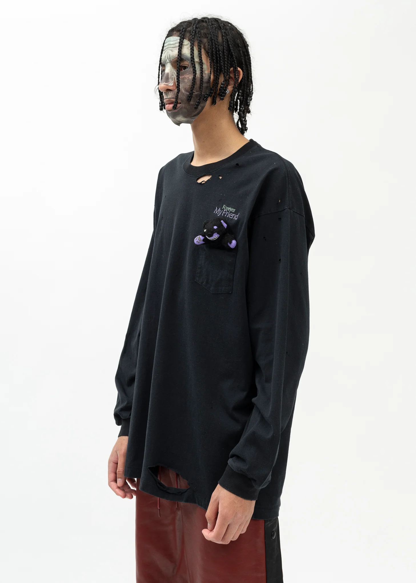BLACK T-SHIRT WITH MY FRIEND - Image 3
