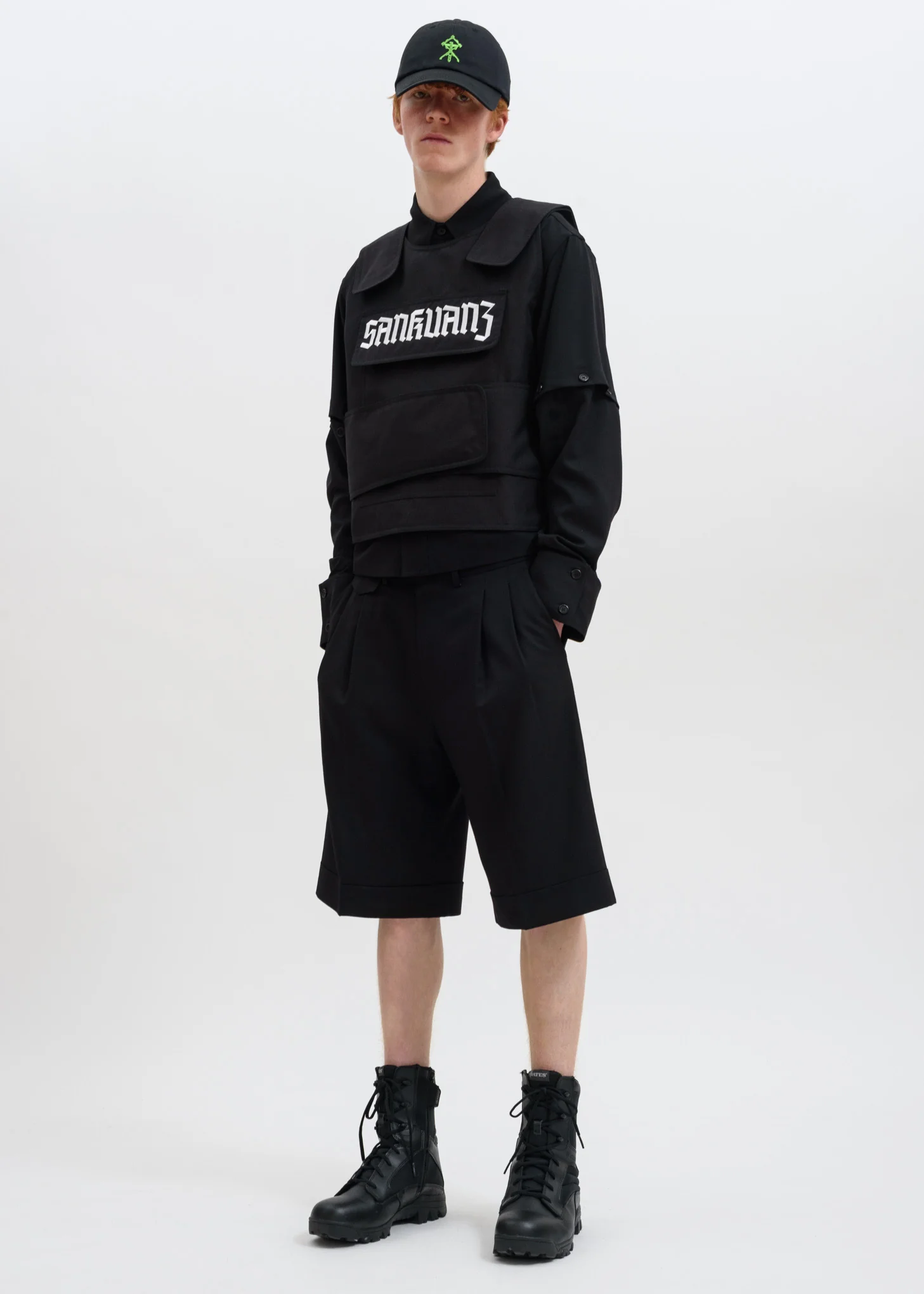Black Tactical Logo Vest - Image 7