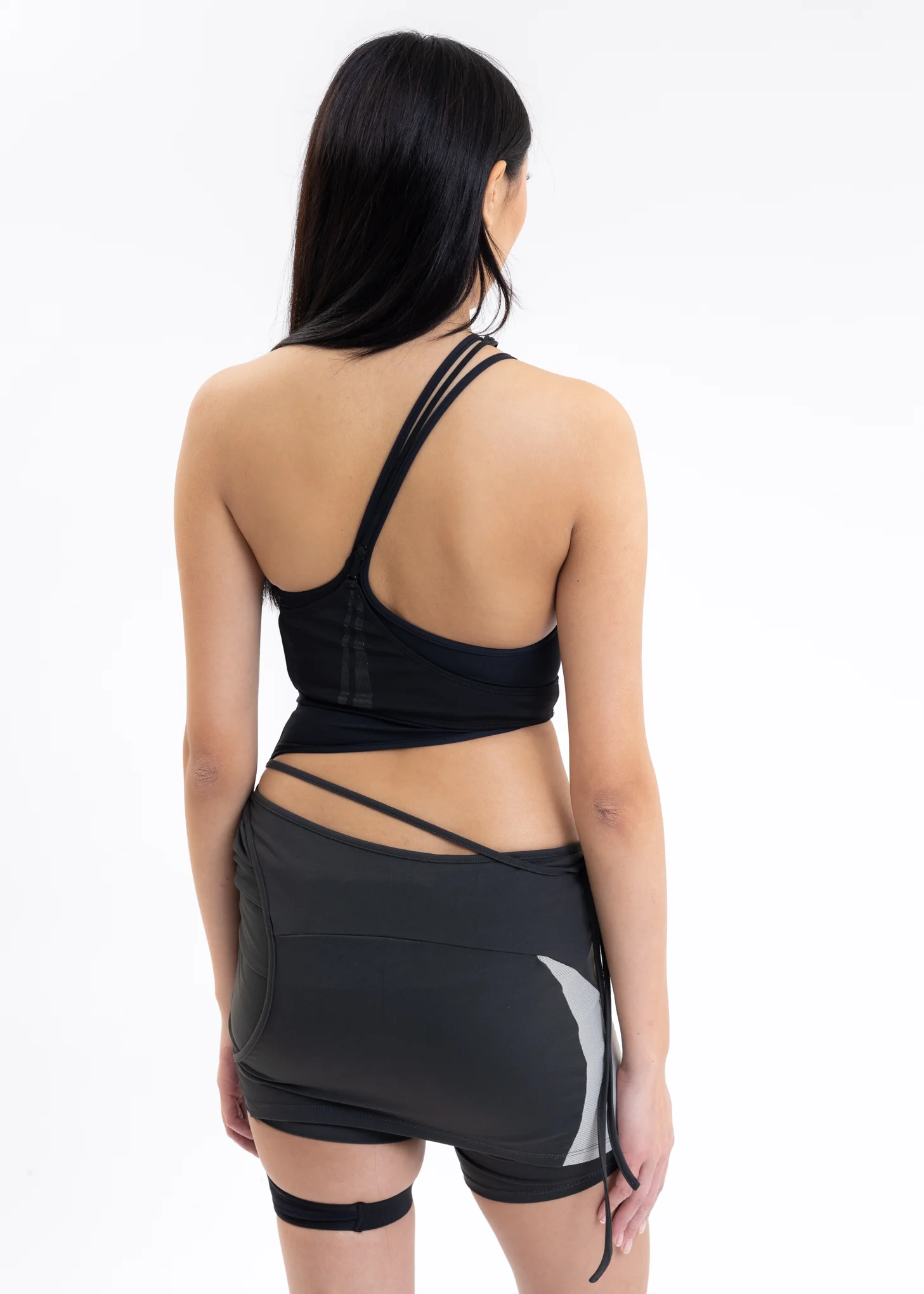 Black TANK TOP w/ GARTER - Image 4