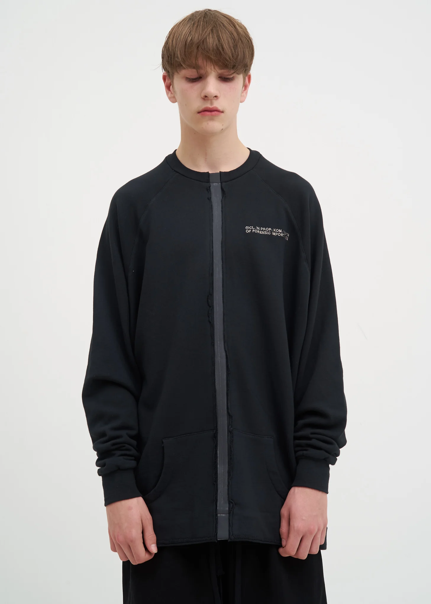Black Taped Crewneck