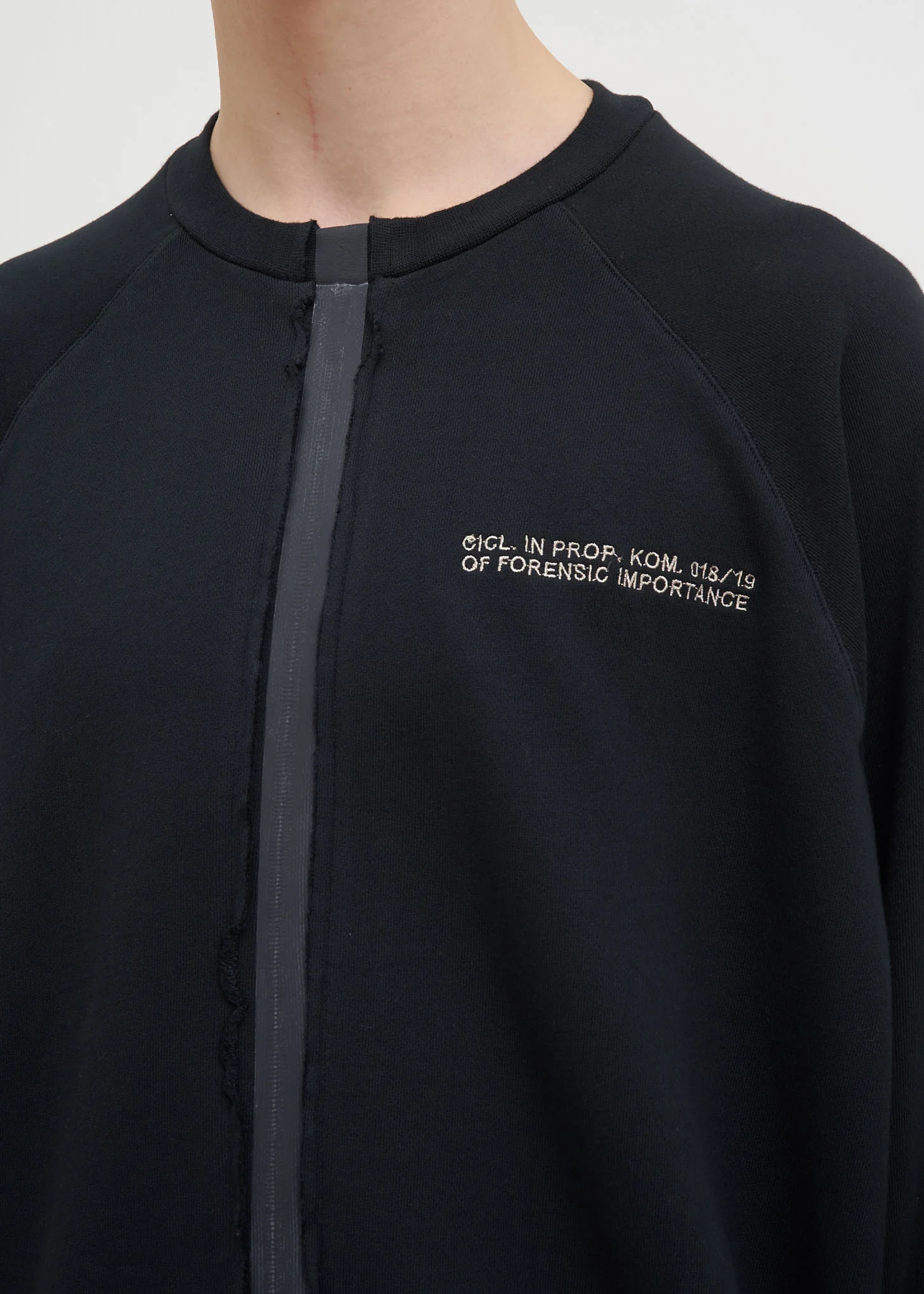 Black Taped Crewneck - Image 2