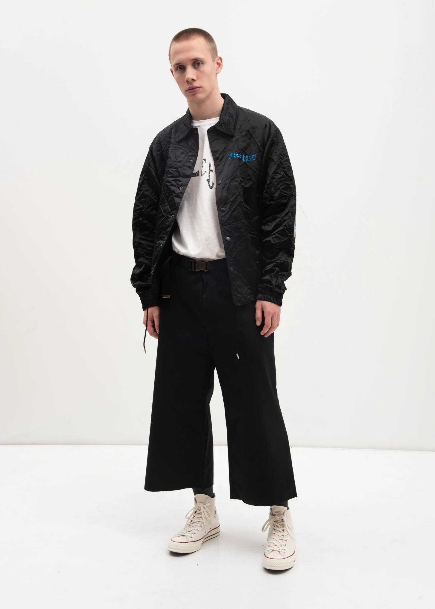 Black Taping Coach Jacket - Image 6