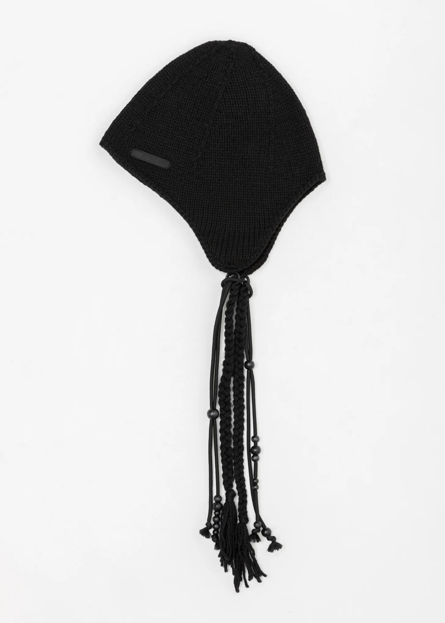 Black Tassel Beanie
