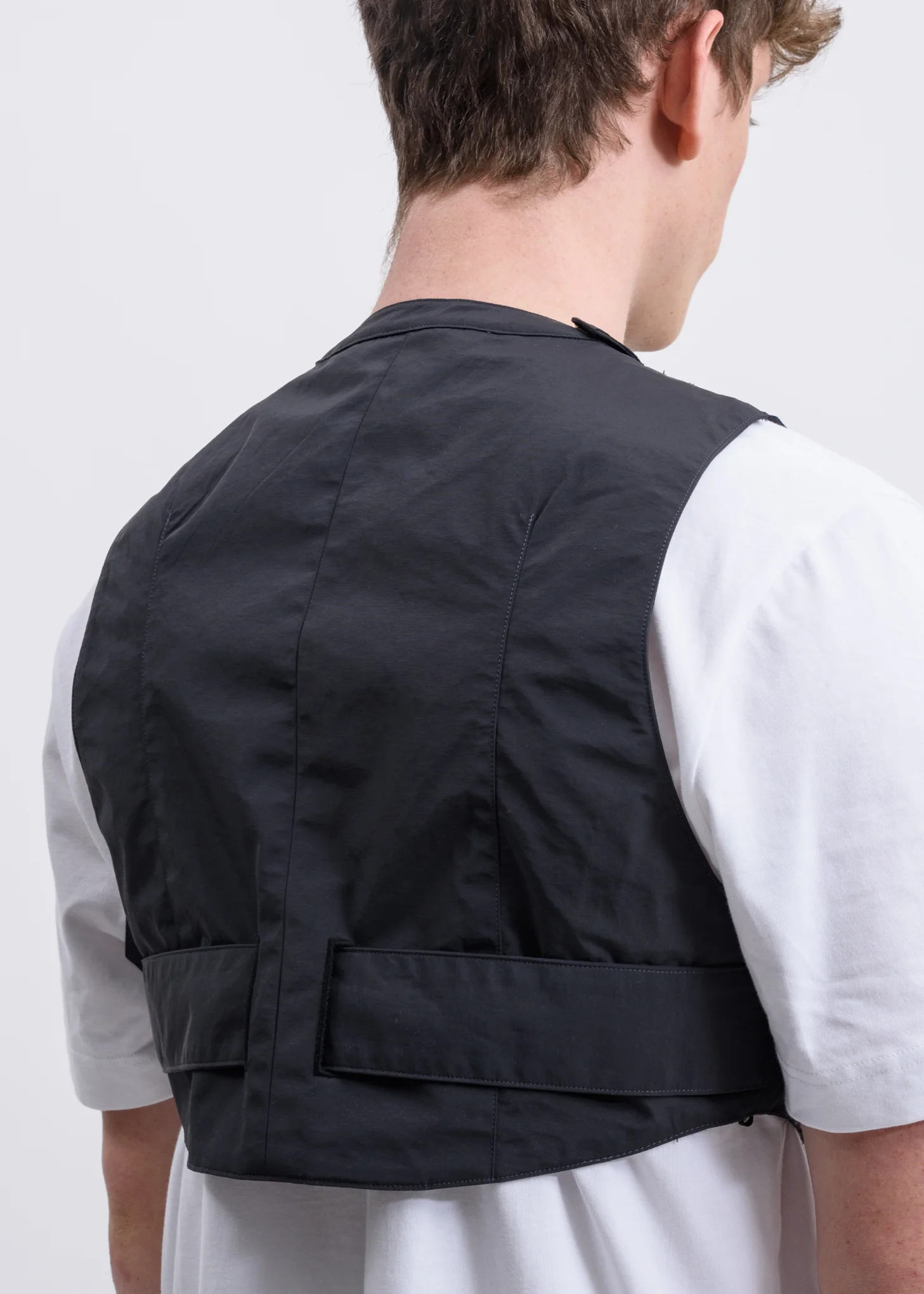 Black Technical Gilet - Image 5