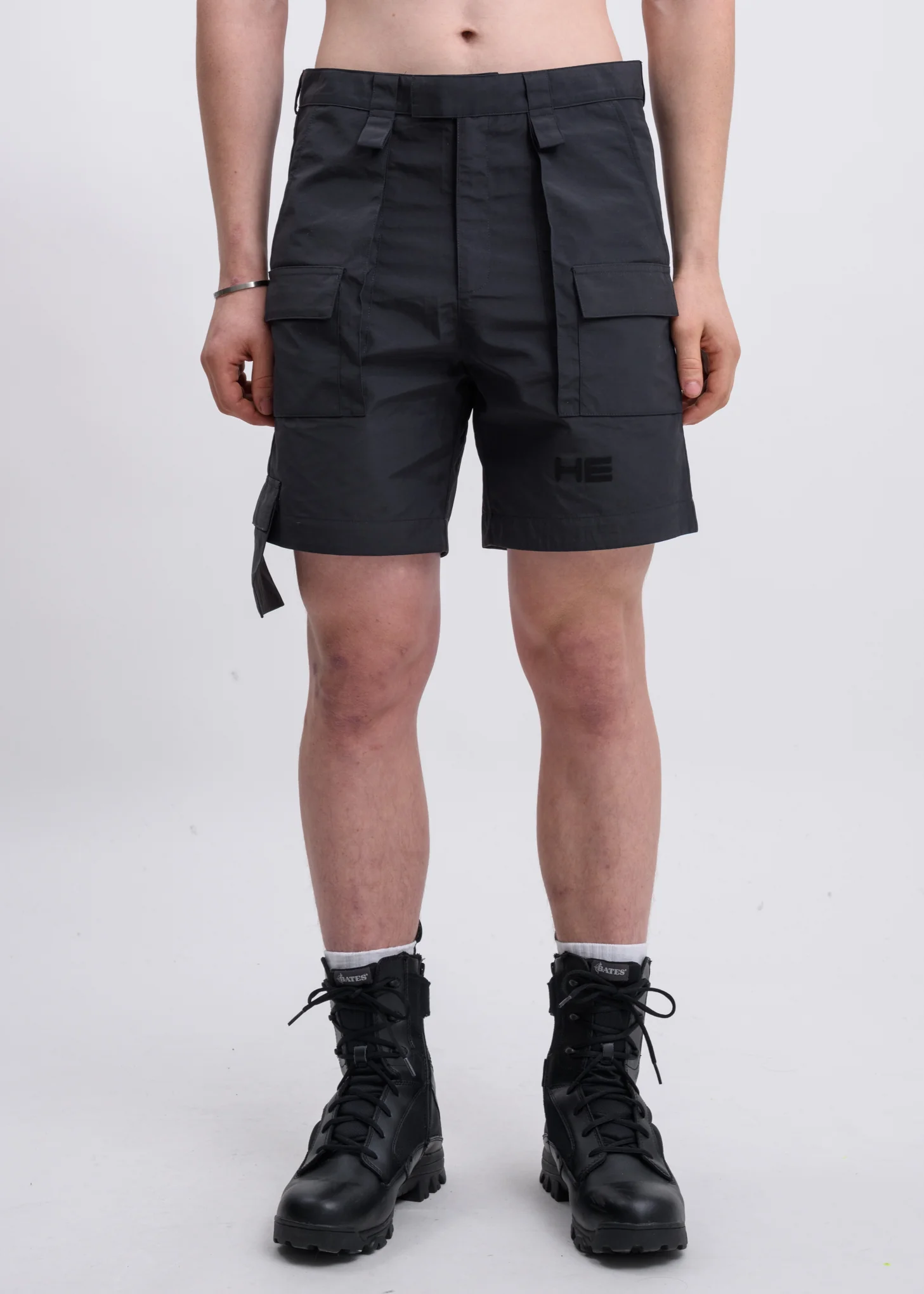 Black Technical Pocket Shorts