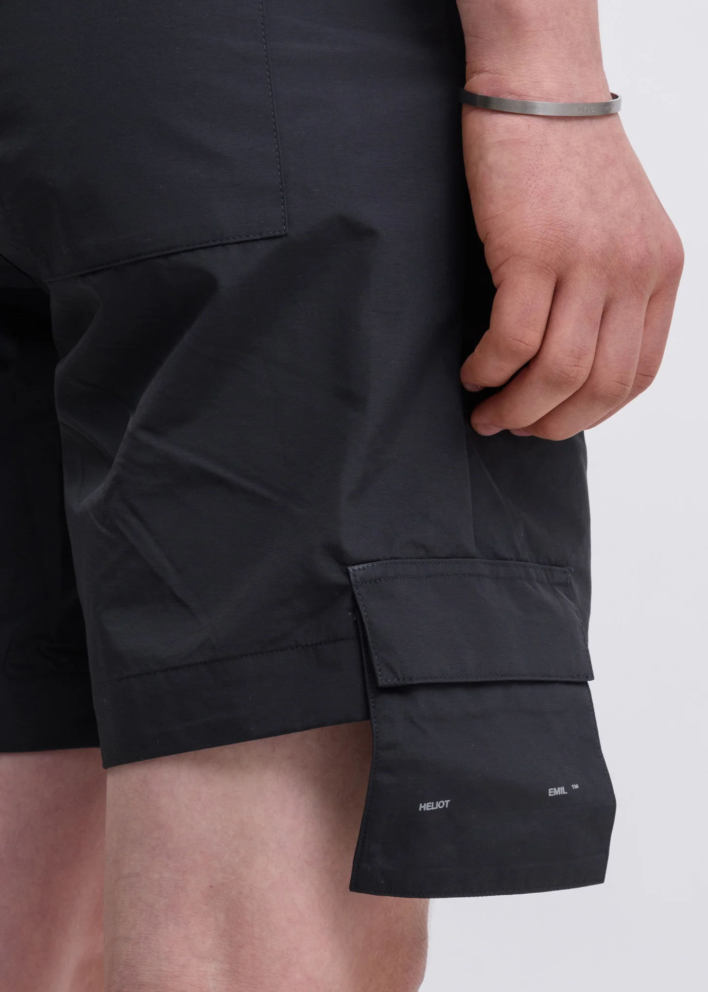 Black Technical Pocket Shorts - Image 4