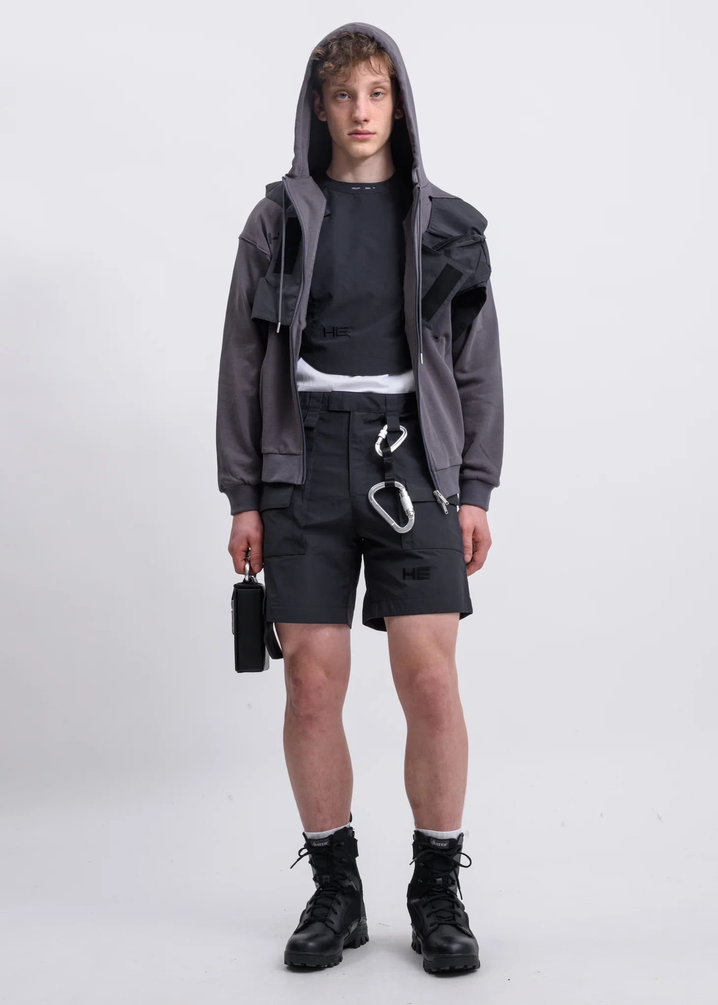 Black Technical Pocket Shorts - Image 5