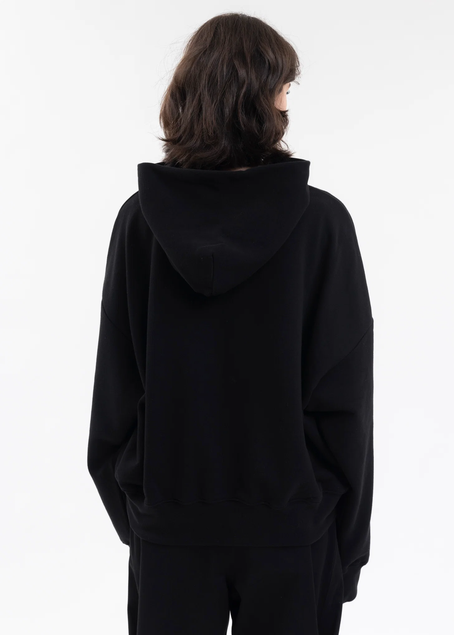 BLACK TEDDY BEAR PRINT HOODIE - Image 4
