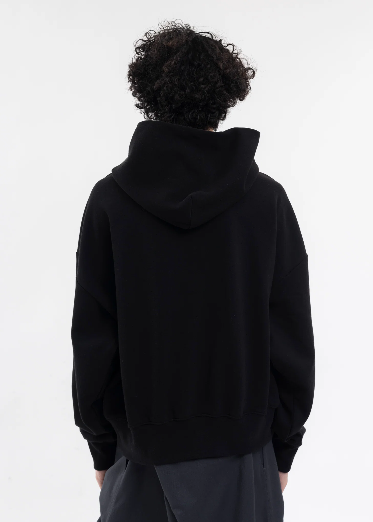 BLACK TEDDY BEAR PRINT HOODIE - Image 4