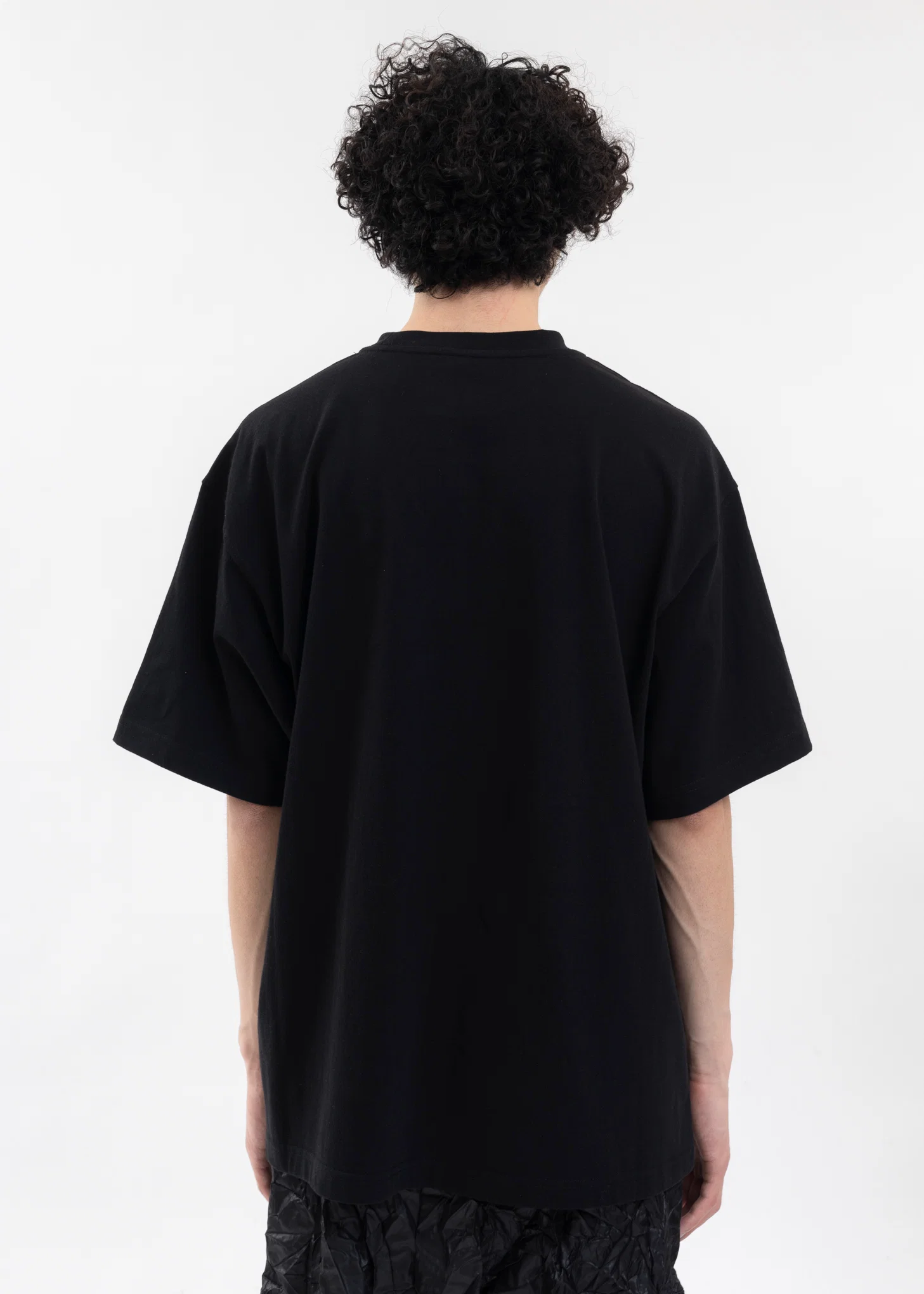 BLACK TEDDY BEAR PRINT T-SHIRT - Image 4