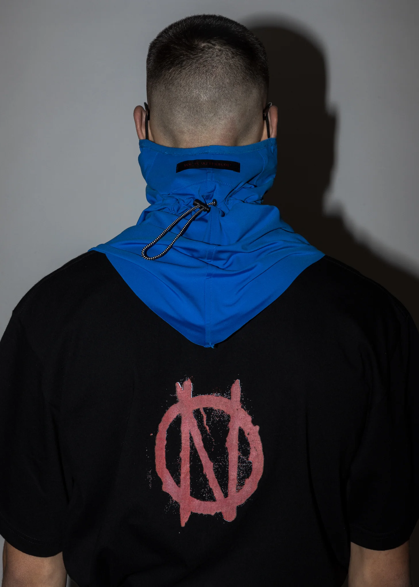 Black TEE ON TEE  T-Shirt (Glow In The Dark) - Image 7