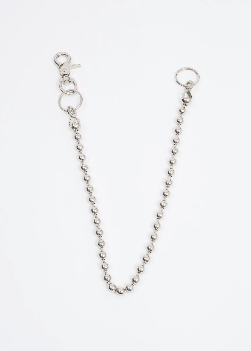 Black Tencel Linen Twill Pants w/ Chain - Image 4
