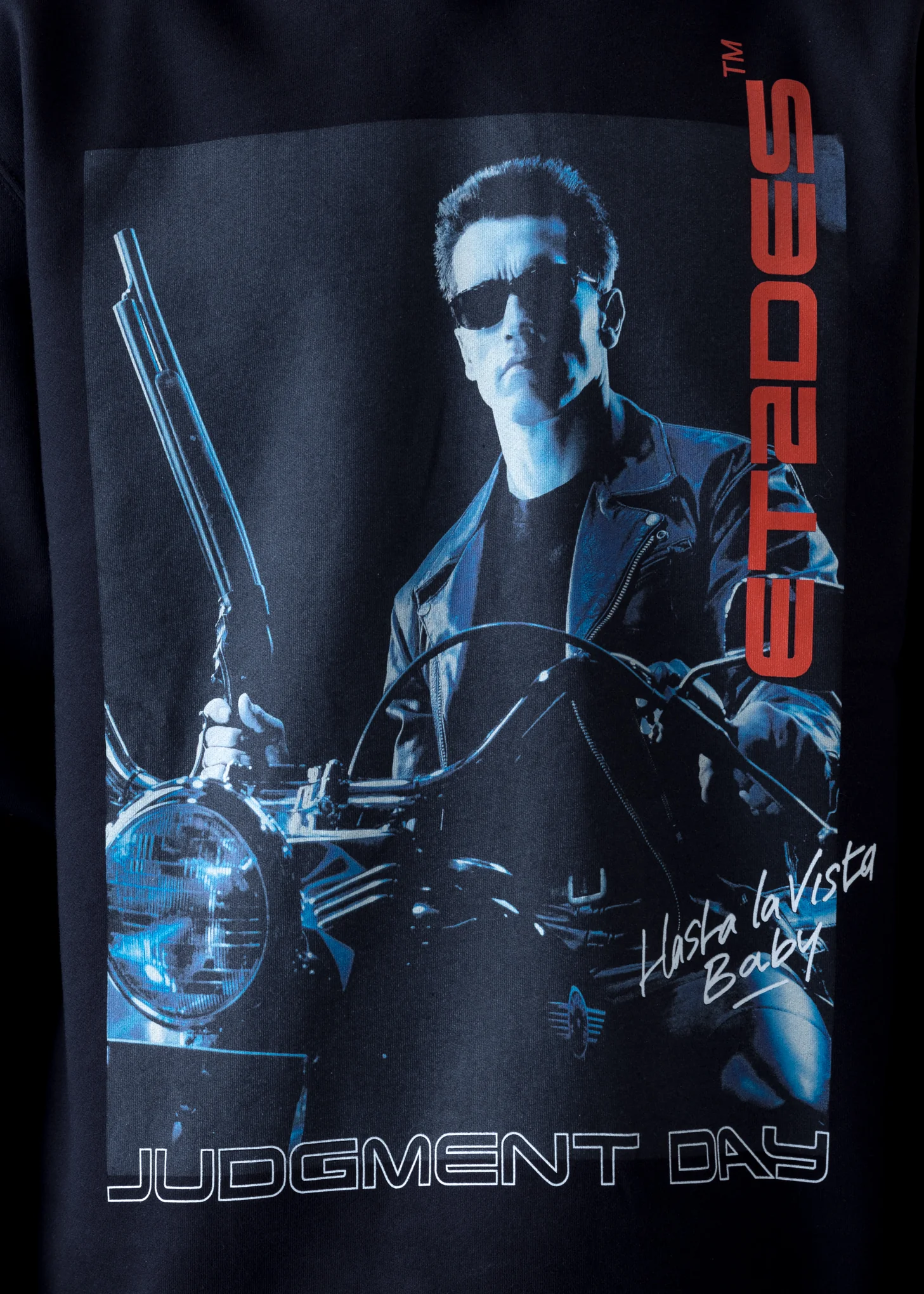 Black Terminator 2 Edition 'Hasta La Vista' Hoodie - Image 2