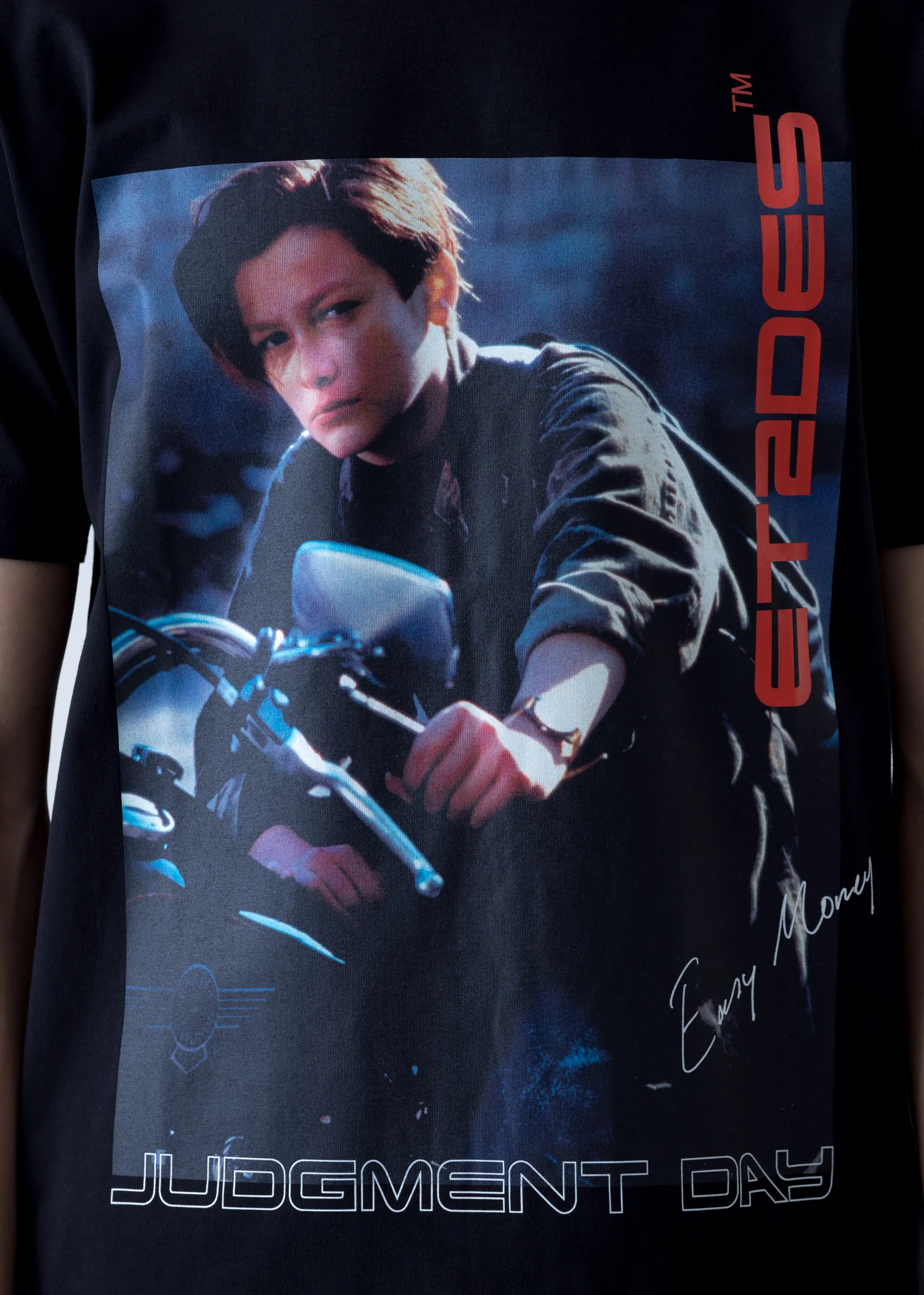 Black Terminator 2 Edition Wonder 'Easy Money' T-Shirt - Image 2