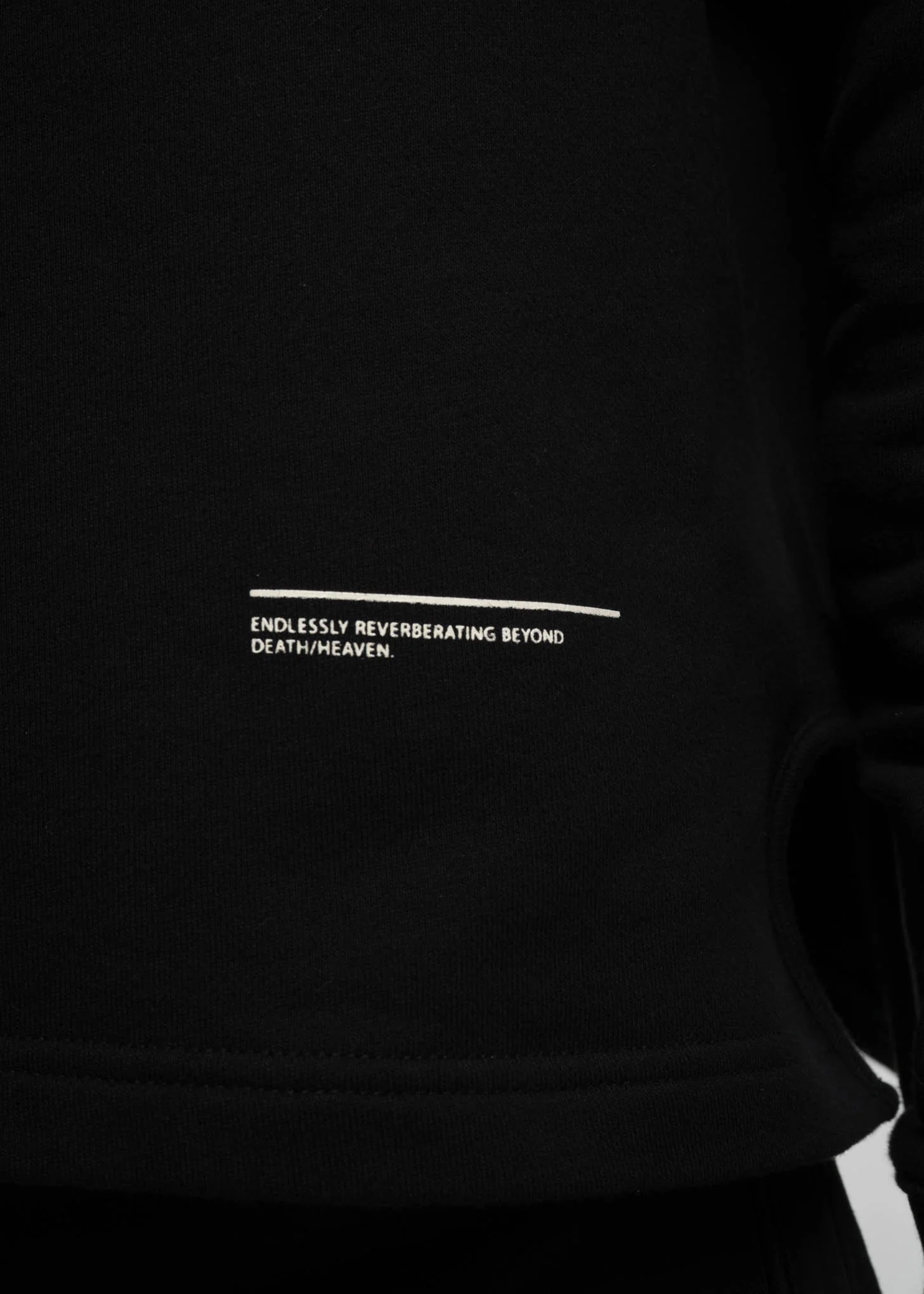 Black Terry Zip Turtle Neck - Image 5