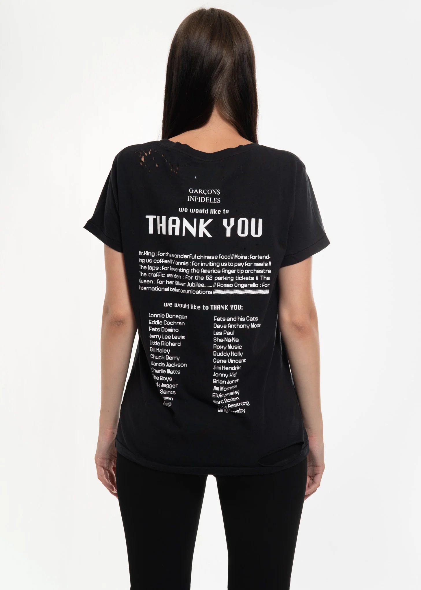 Black Thank You T-Shirt