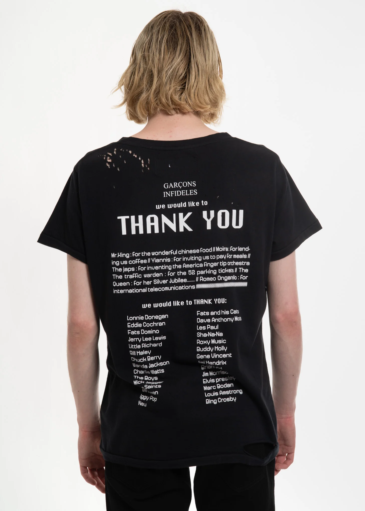 Black Thank You T-Shirt