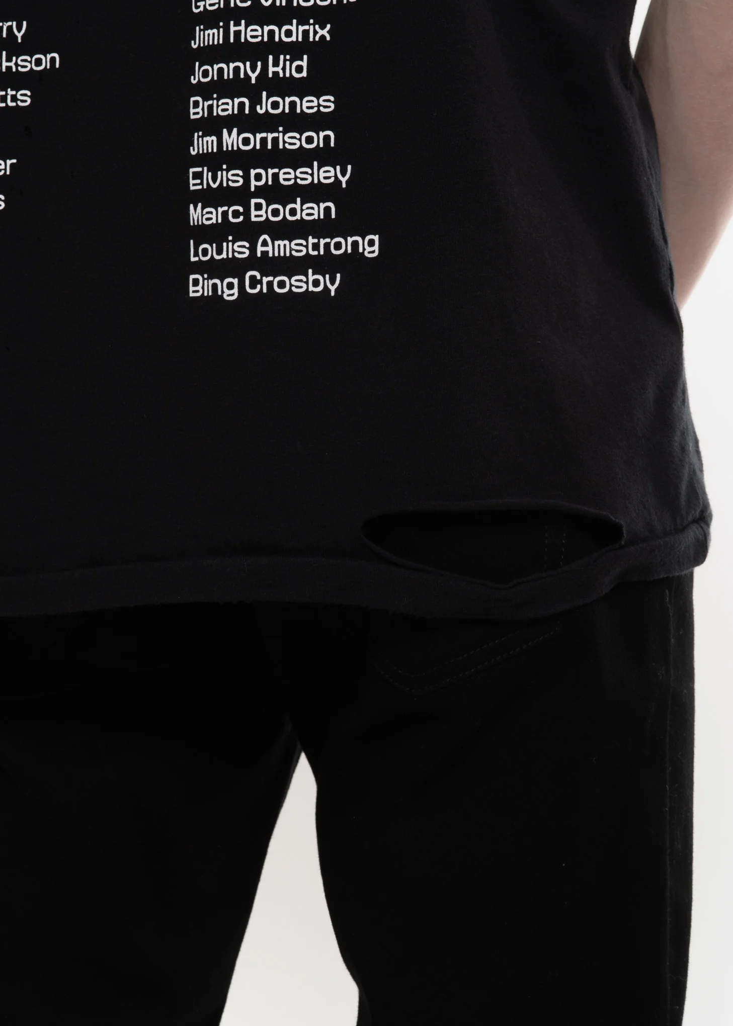 Black Thank You T-Shirt - Image 4