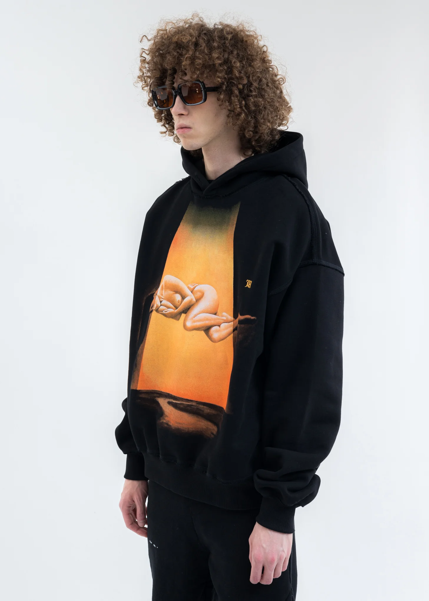Black THE ORIGIN OF MEANING II Hoodie - Image 3
