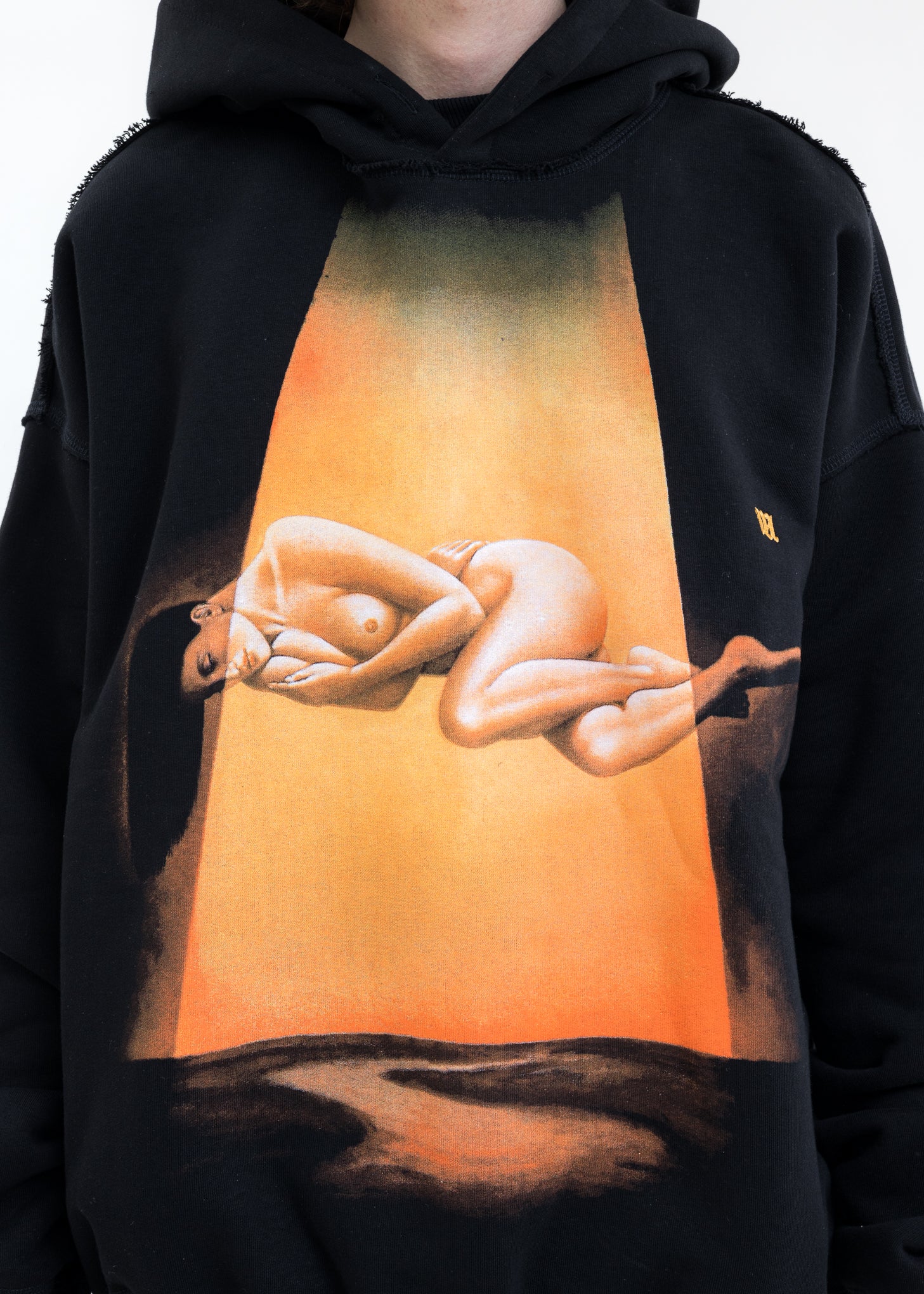 Black THE ORIGIN OF MEANING II Hoodie - Image 4