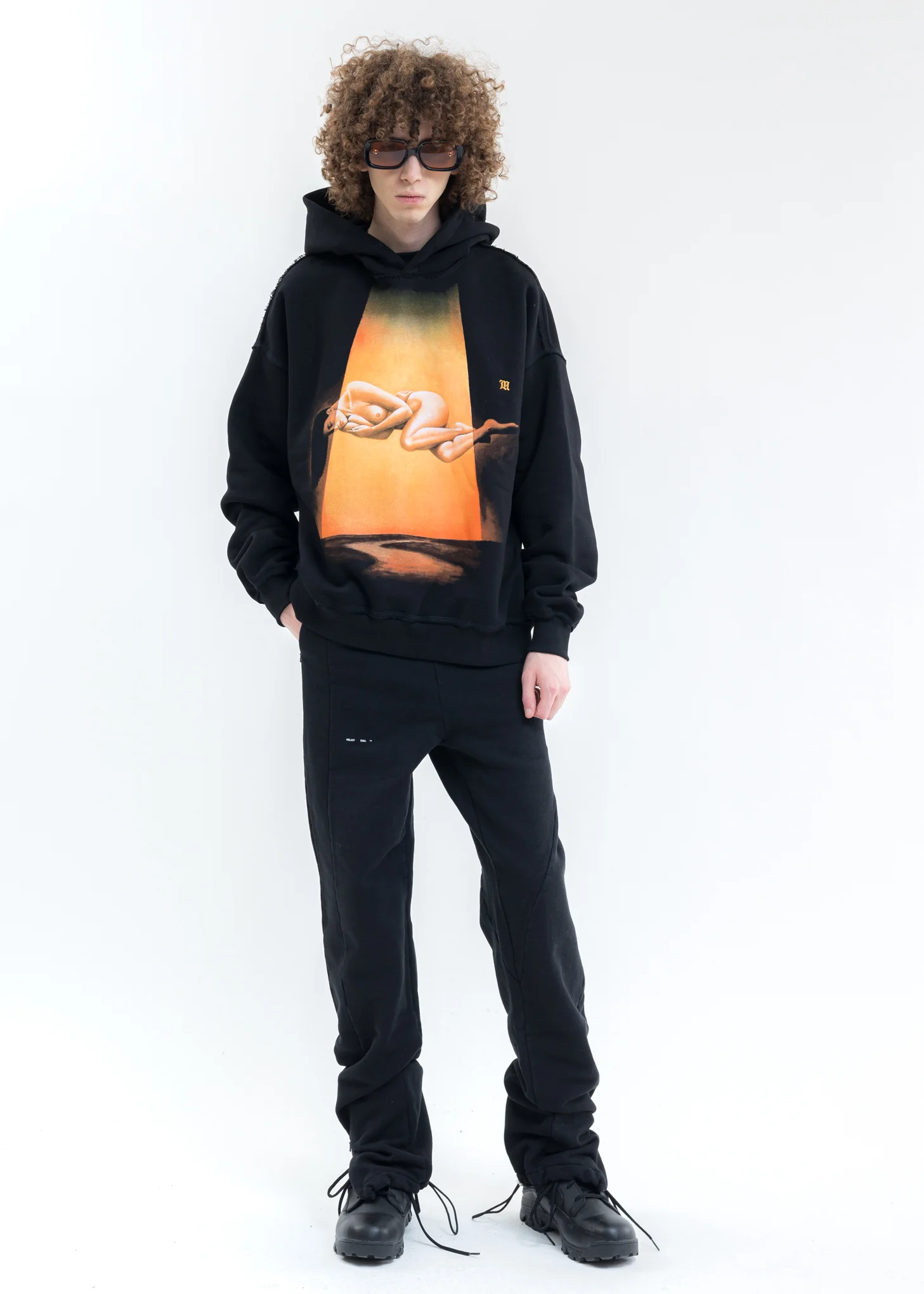 Black THE ORIGIN OF MEANING II Hoodie - Image 5