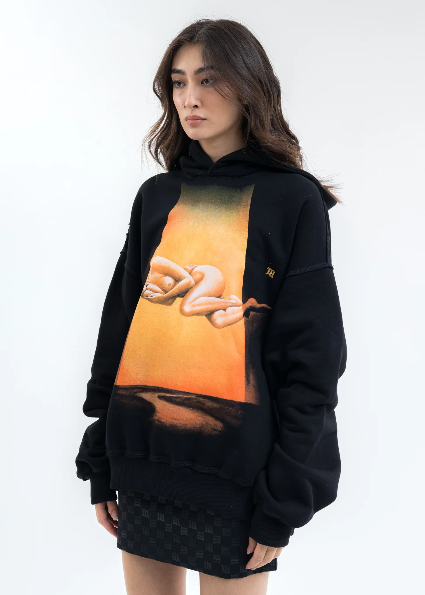 Black THE ORIGIN OF MEANING II Hoodie - Image 3