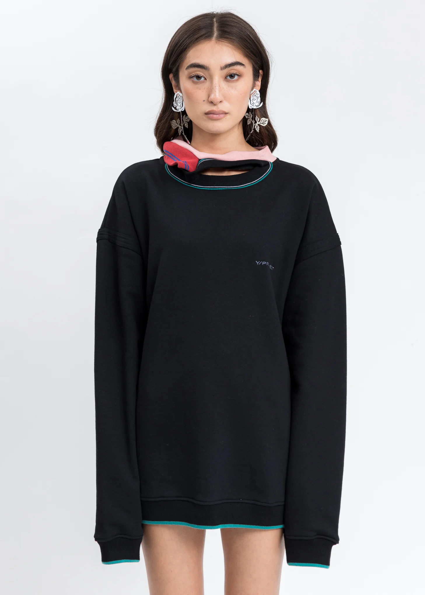 Black Three Neck Sweater - Image 6