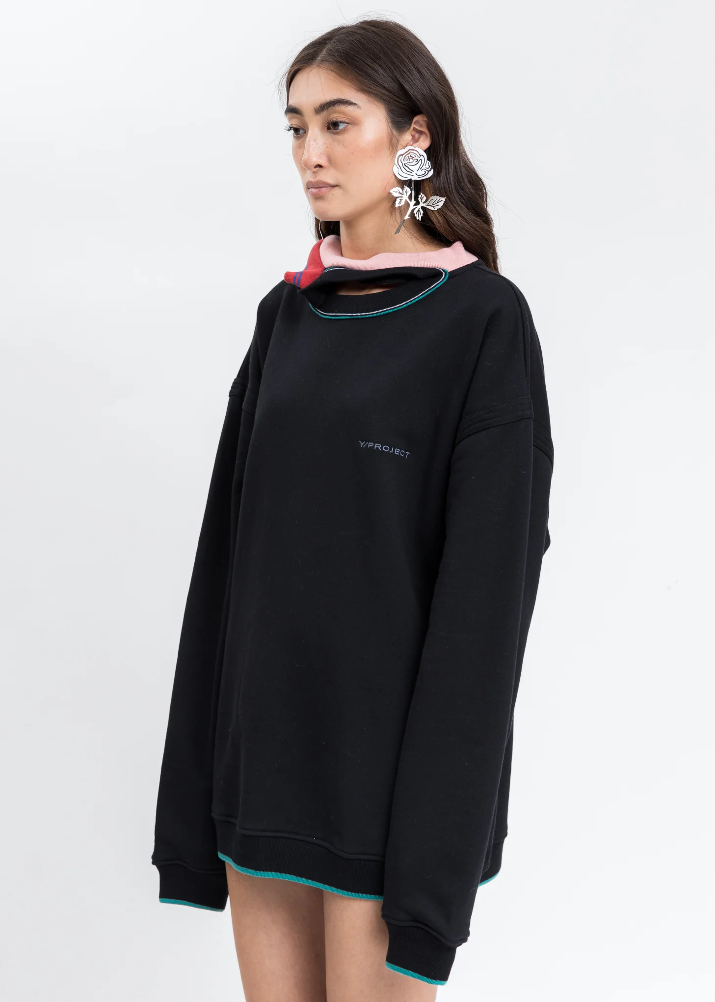 Black Three Neck Sweater - Image 7