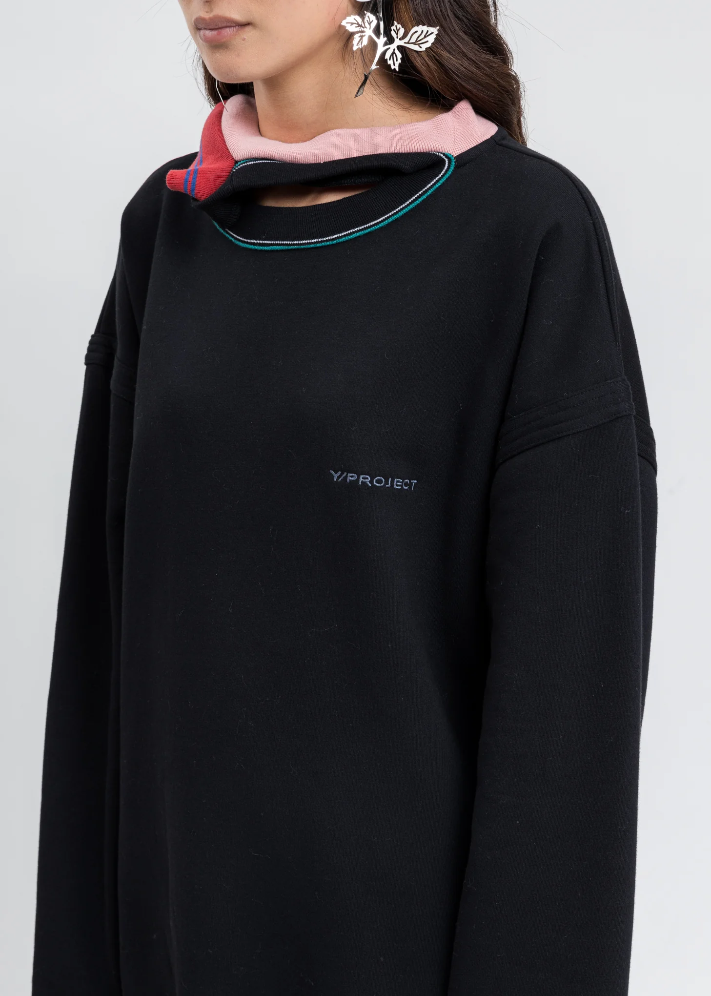 Black Three Neck Sweater - Image 8