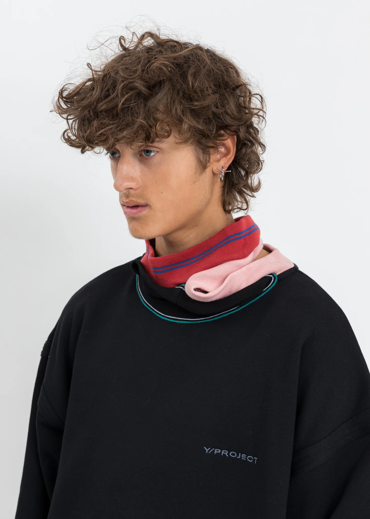 Black Three Neck Sweater - Image 2