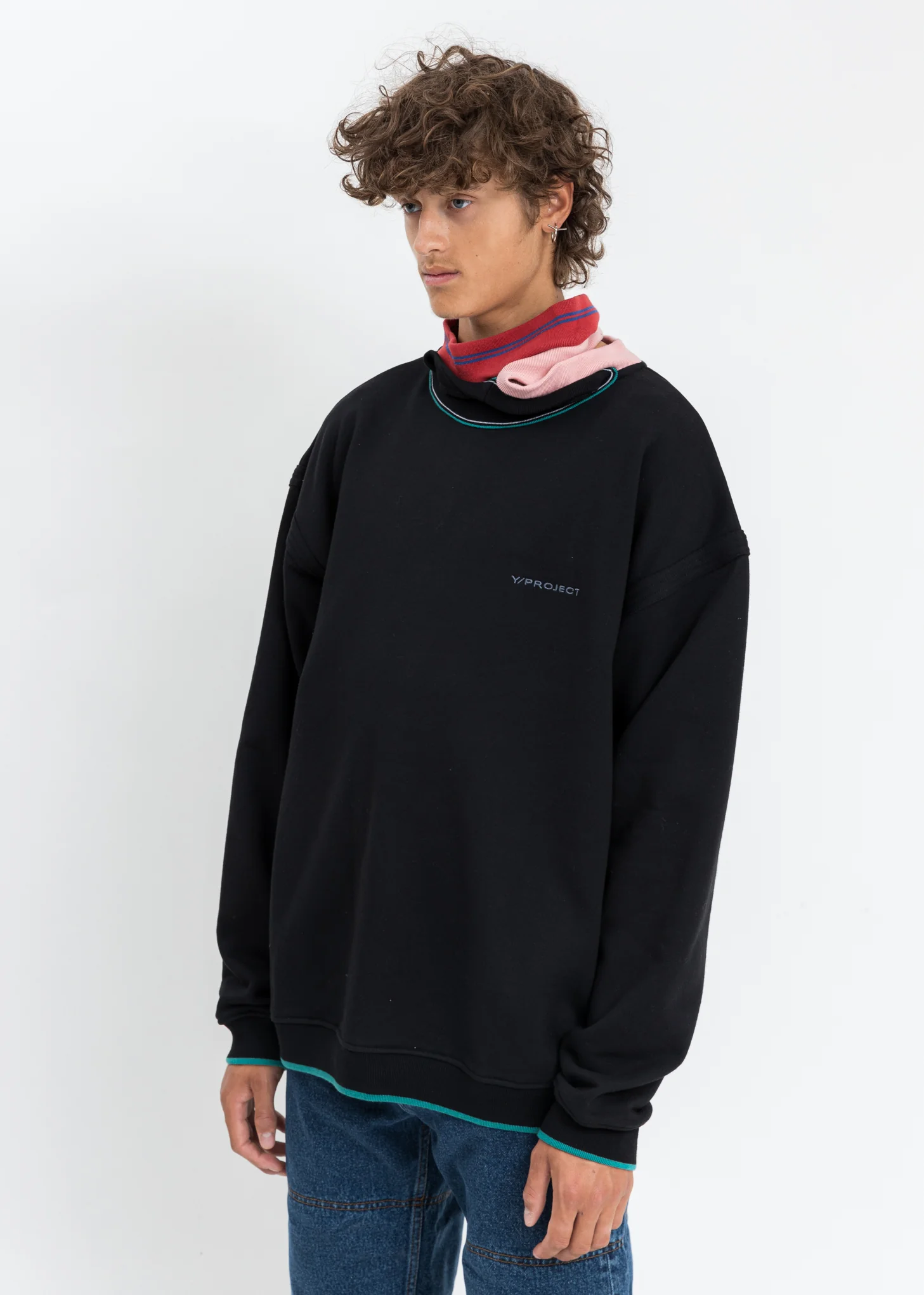 Black Three Neck Sweater - Image 3