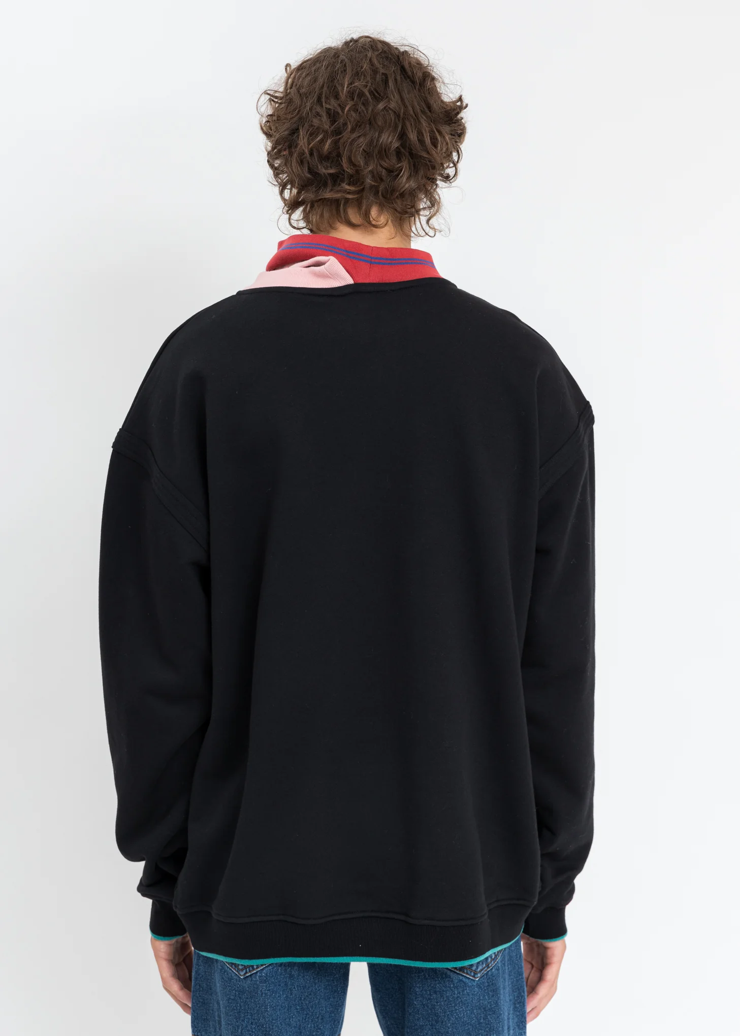 Black Three Neck Sweater - Image 4