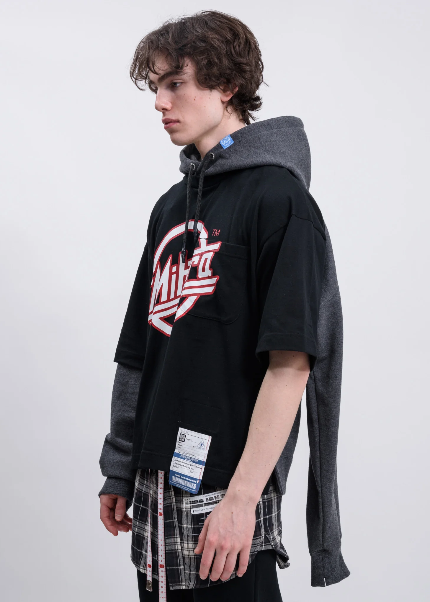 Black Three Sleeves Hoodie - Image 3