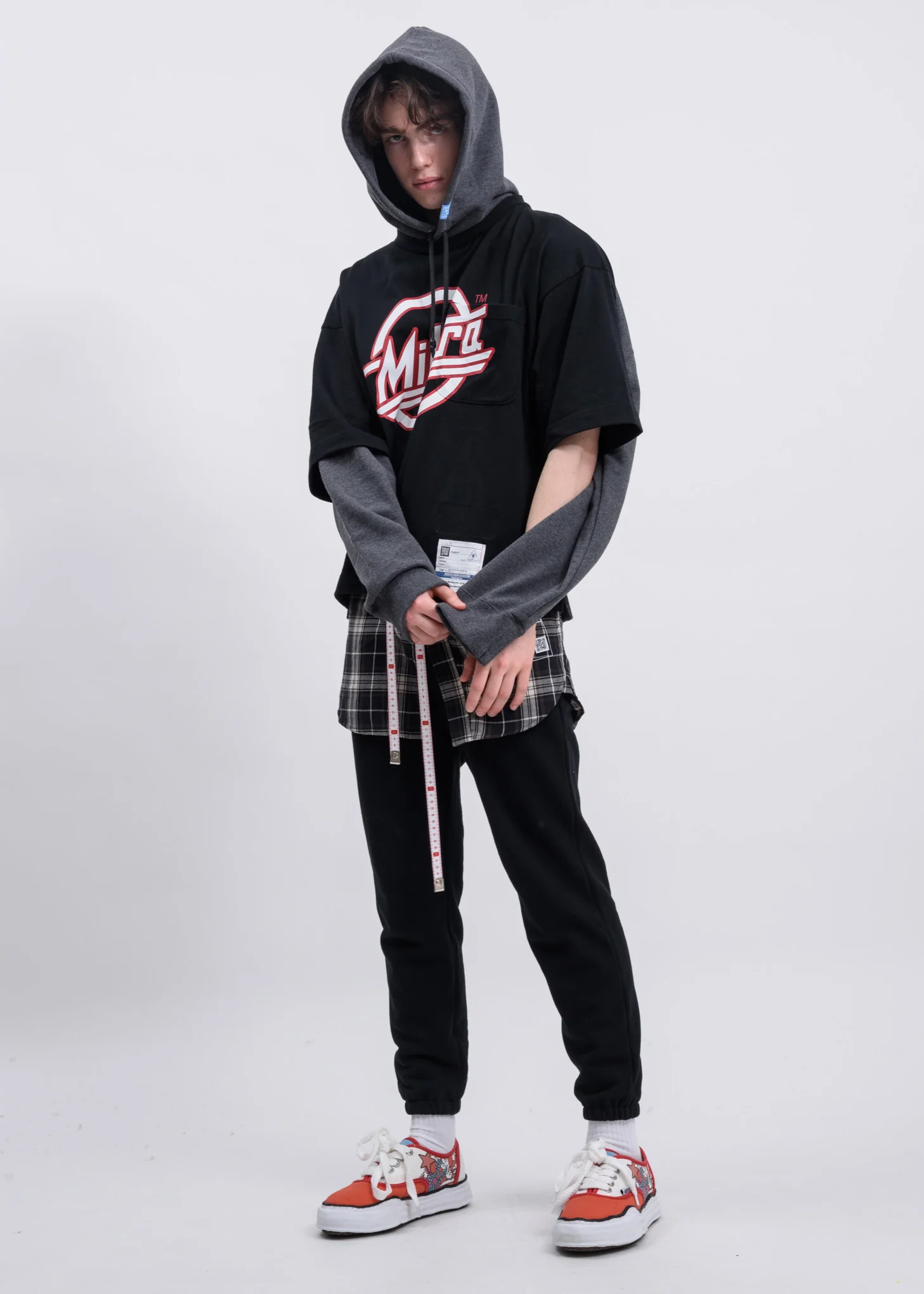 Black Three Sleeves Hoodie - Image 4