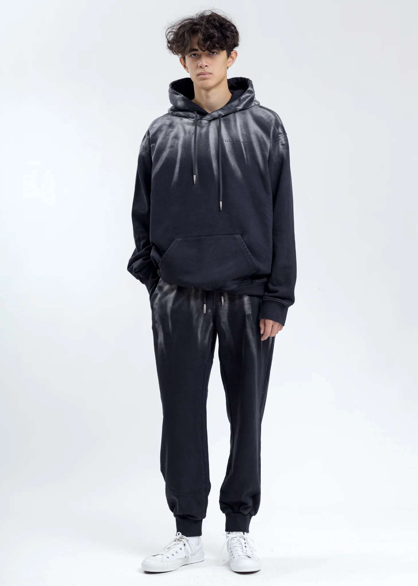 Black Tie Dye Lounge Pants - Image 5
