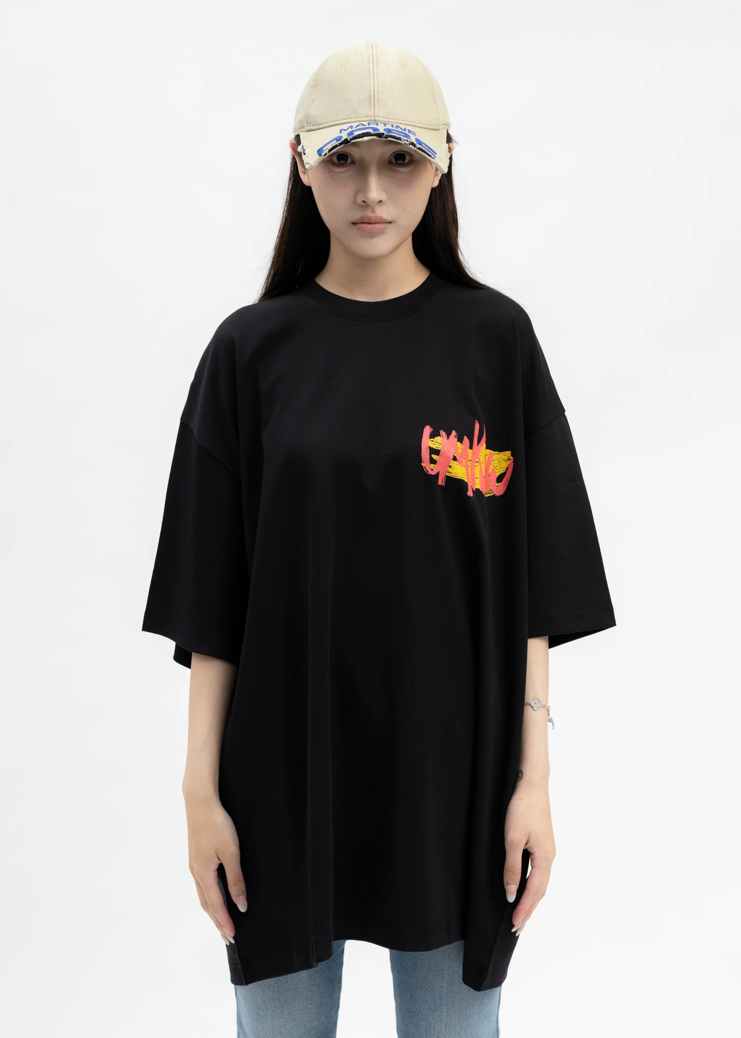 BLACK TIFFANY BUTTERFLY T-SHIRT
