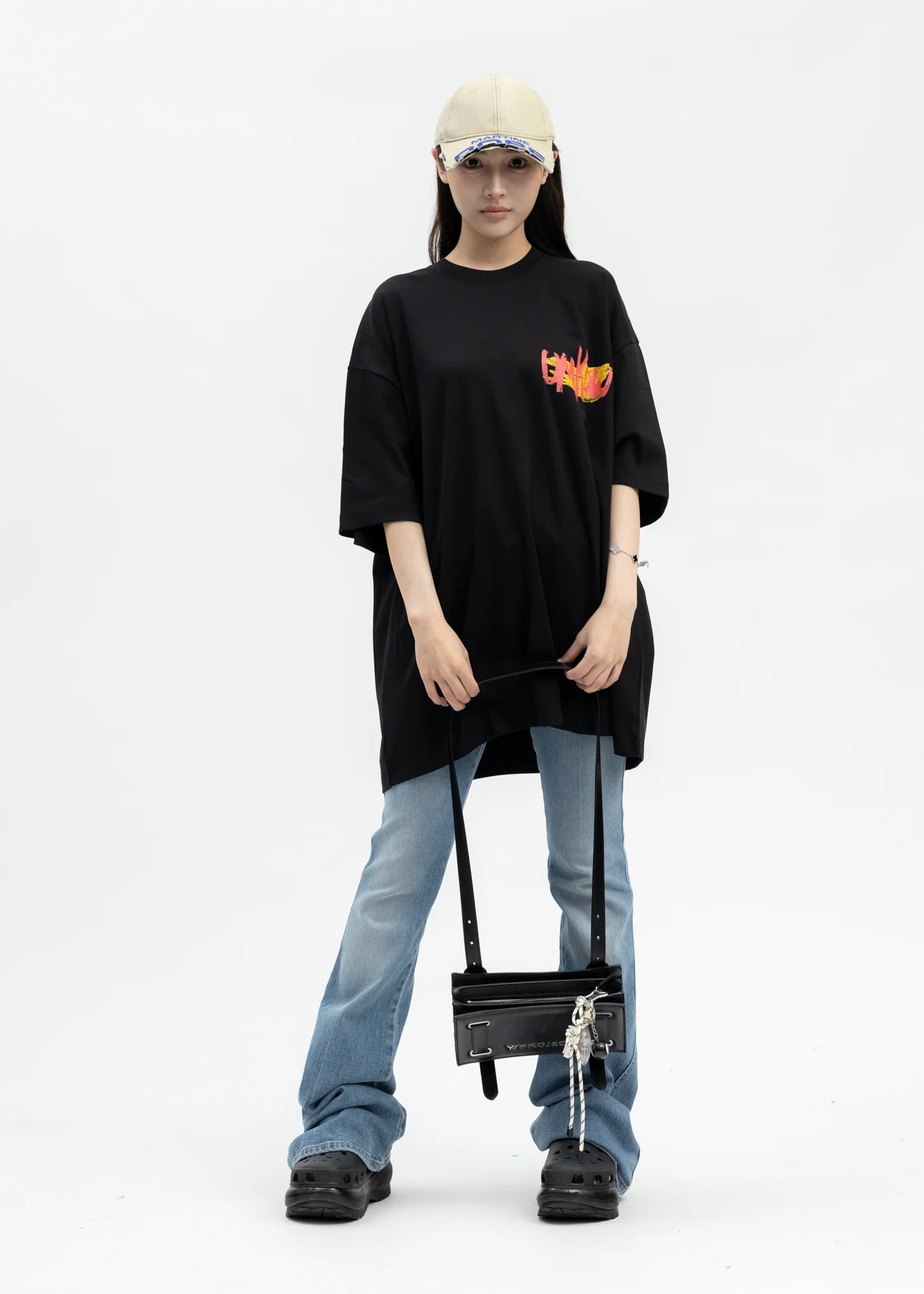 BLACK TIFFANY BUTTERFLY T-SHIRT - Image 5