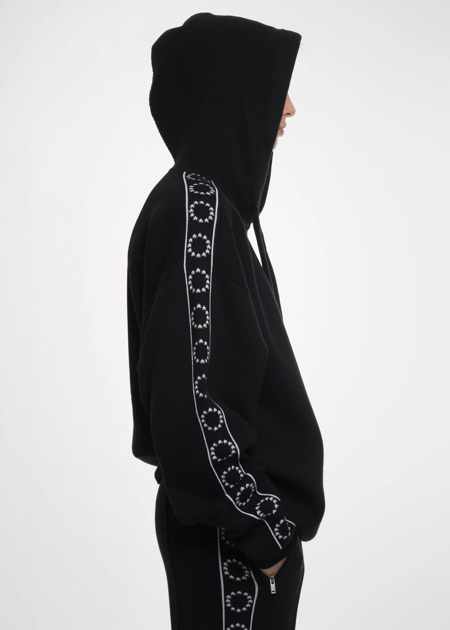 Black Time-Out Hoodie - Image 2