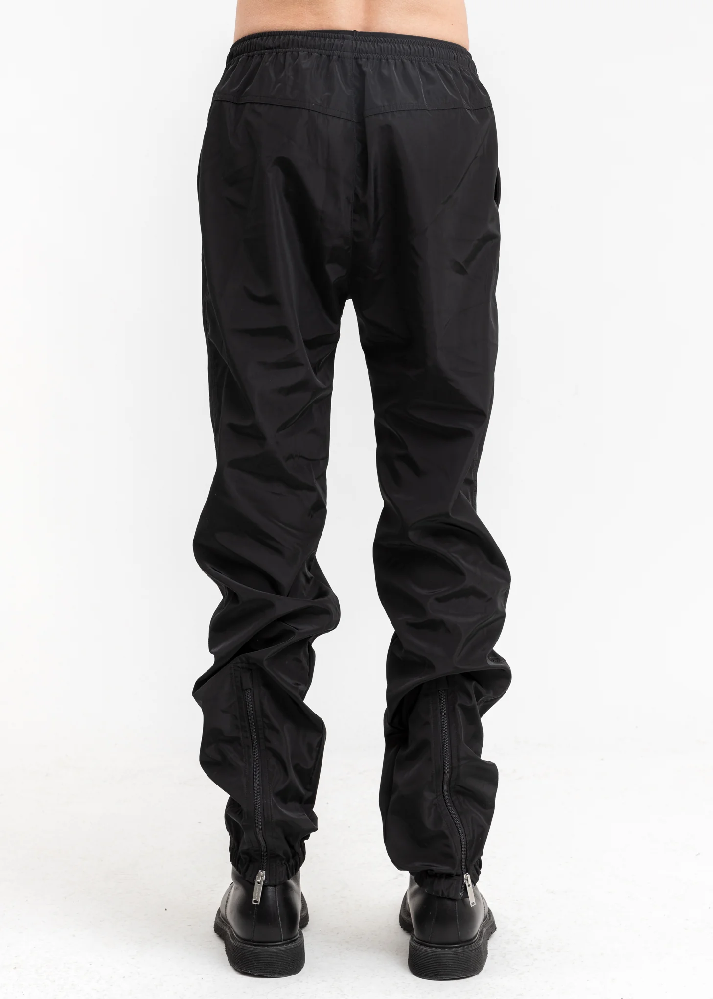 Black Track Pants w HE Logo - Image 4