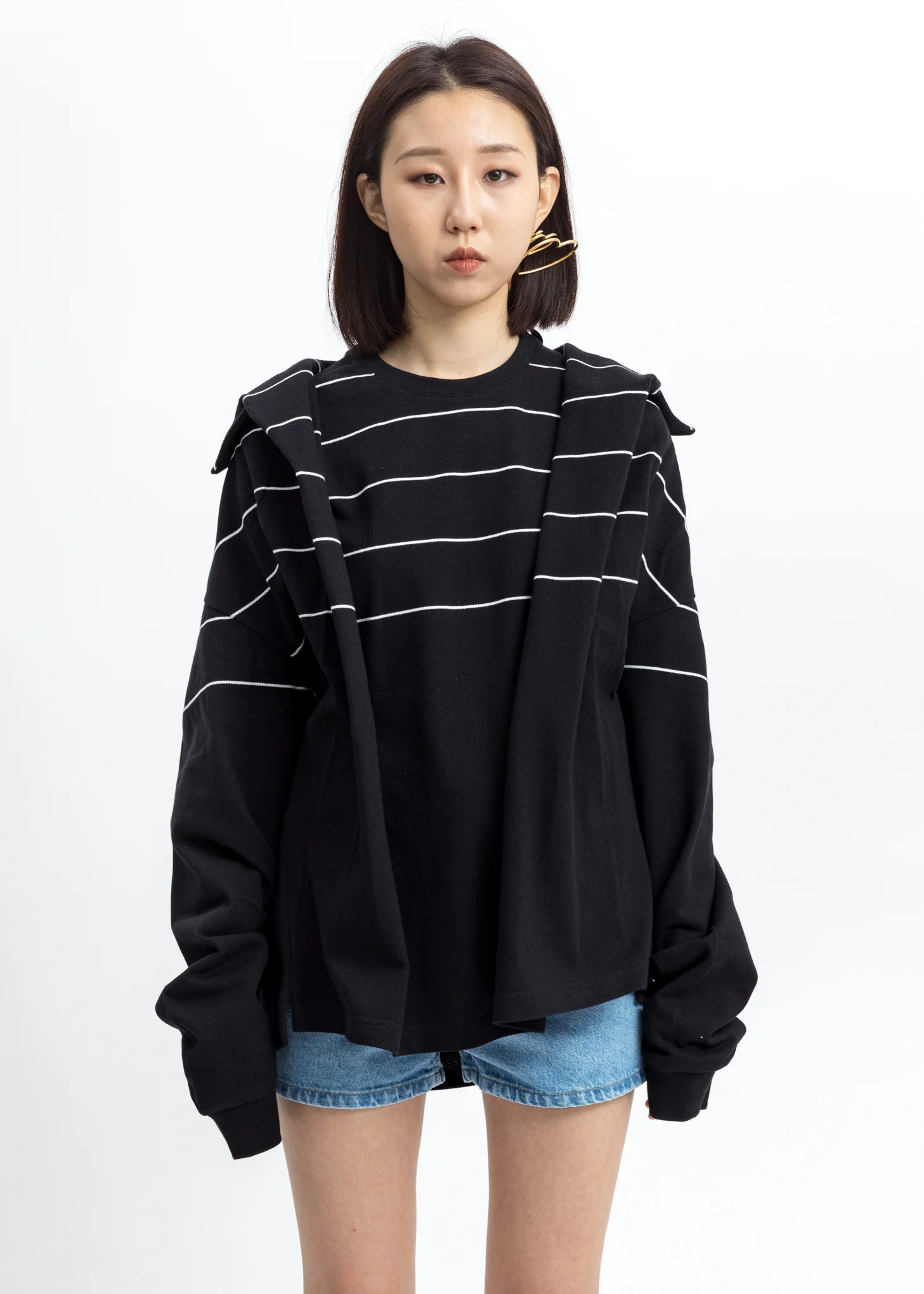 Black Trench Long Sleeves - Image 4